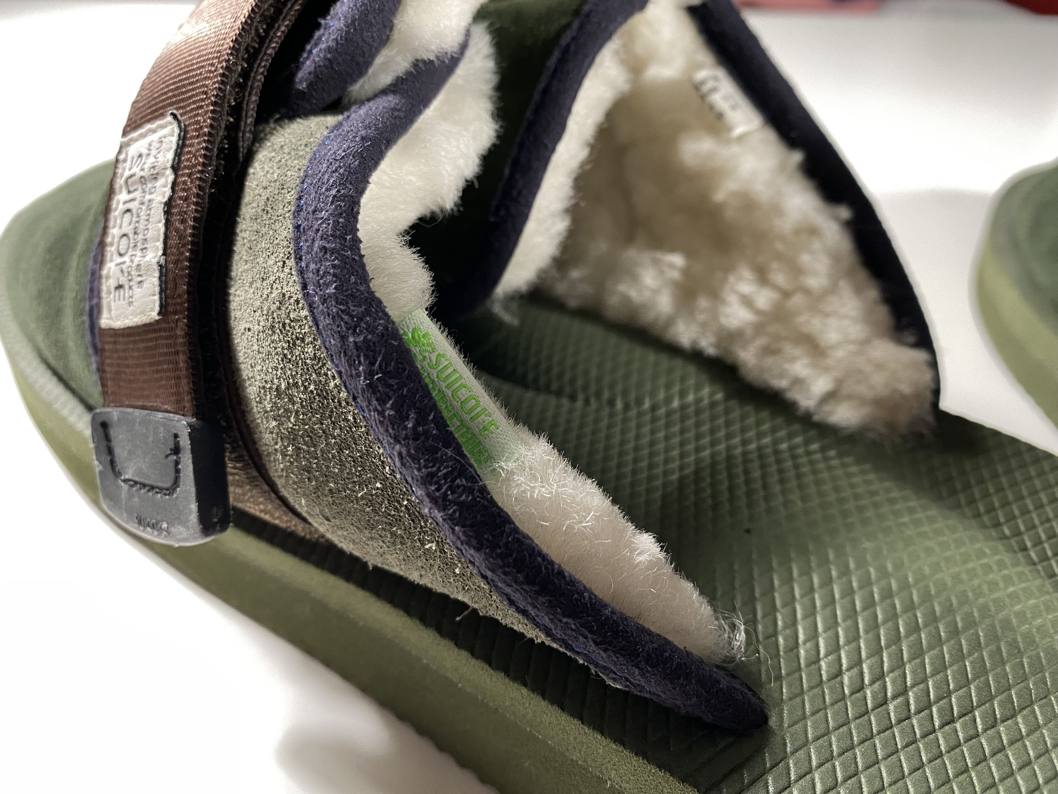Suicoke Suicoke ZAVO-Mab Shearling Forest Green Mules Size US 11 / EU 44 - 6 Thumbnail
