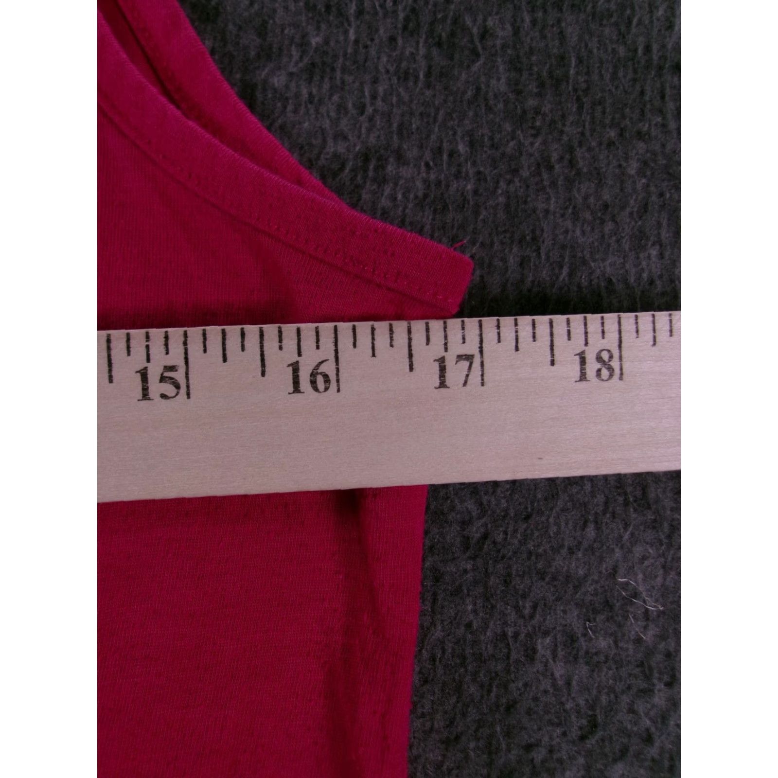 Vintage Attention Dress Womens L Fuchsia Pleated Front Scoop Neck Sleeveless Tank Rayon Dress Size L / US 10 / IT 46 - 3 Thumbnail