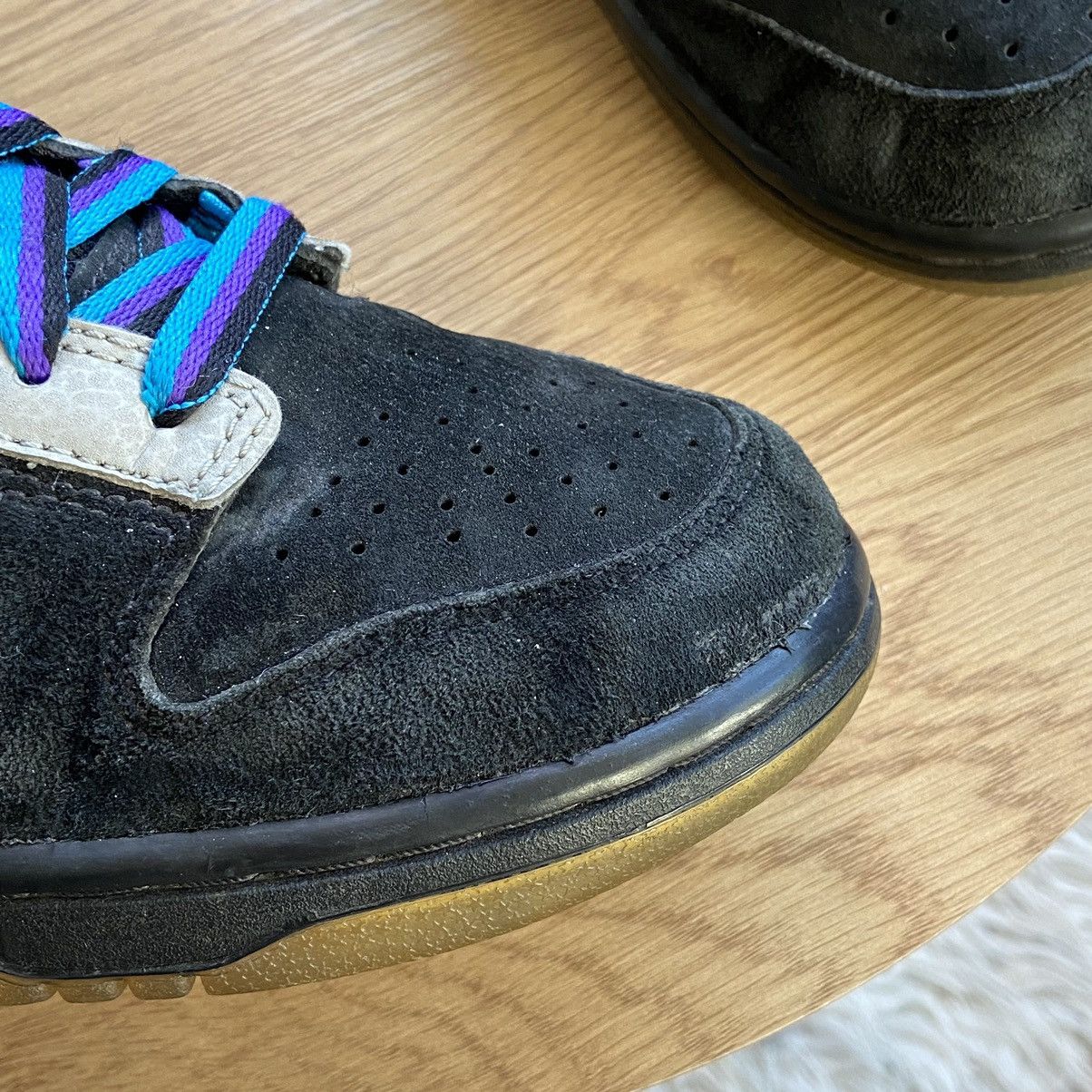 Nike × Vintage 📌 2008 Nike Dunk Low 6.0 Black Vintage Size US 8 / EU 41 - 6 Thumbnail