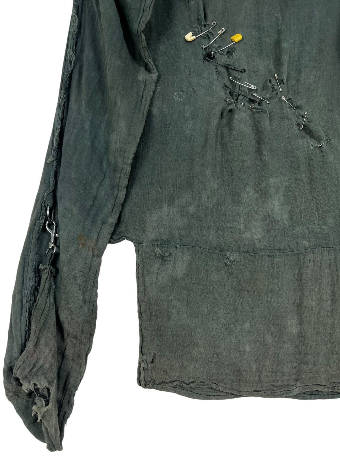 Seditionaries × Vintage Vintage Distressed UK Subs Warhead Punk Muslin Shirt Size US M / EU 48-50 / 2 - 11 Thumbnail