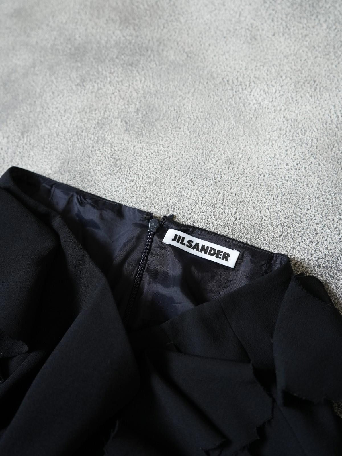 Jil Sander S/S 2010 Jil Sander By Raf Simons RUNWAY Ruffle Midi Skirt Size 32" / US 10 / IT 46 - 11 Thumbnail