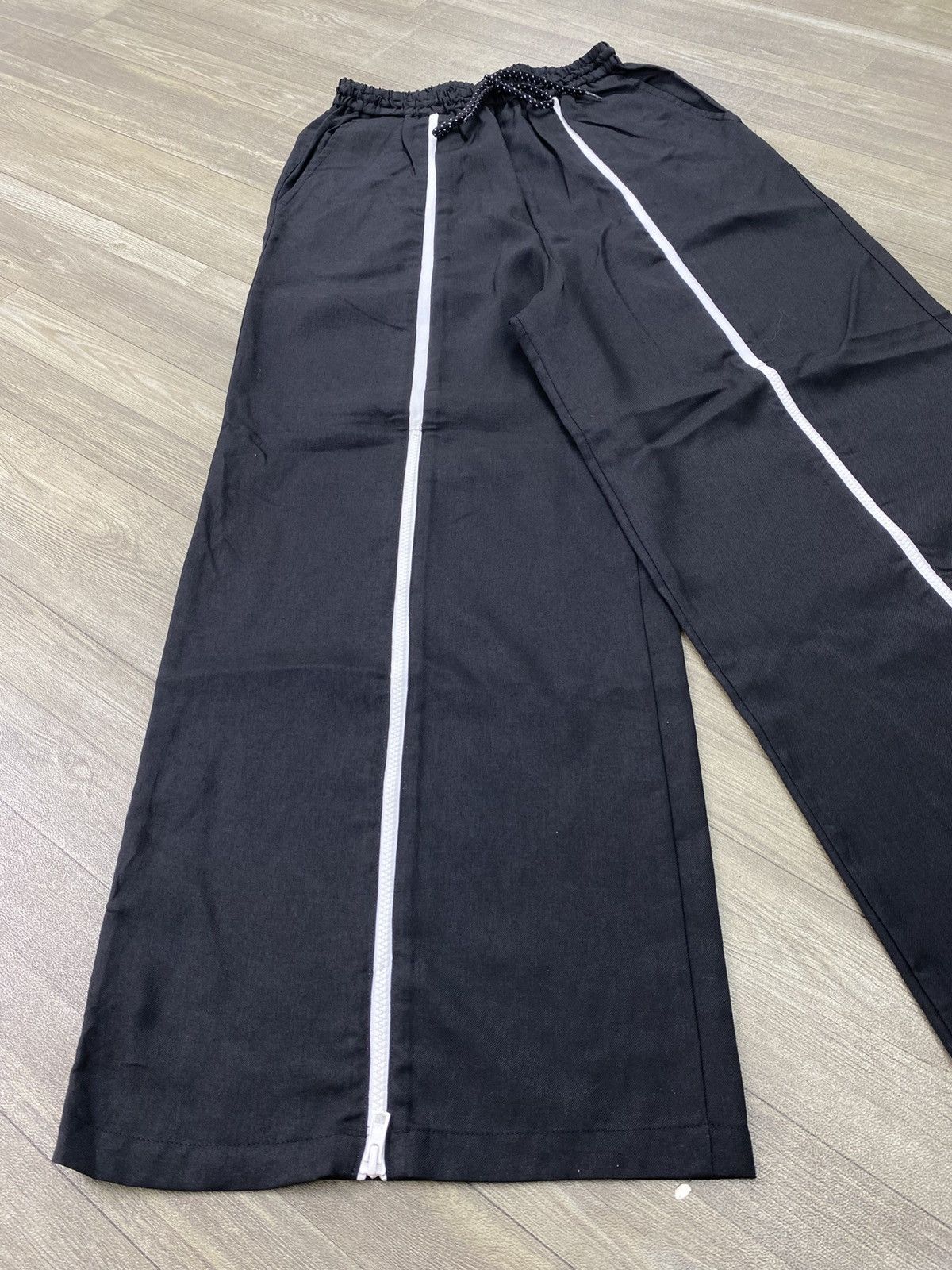 gomme Designer Gomme Zipper Coolane Wid Leg Pants Size US 30 / EU 46 - 3 Thumbnail