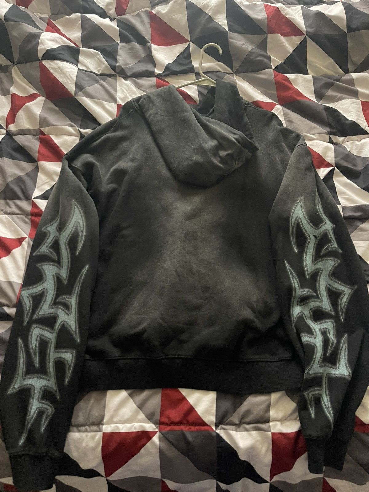 Vale VALE NEPTUNE WASHED BLACK HOODIE Size US XL / EU 56 / 4 - 4 Thumbnail