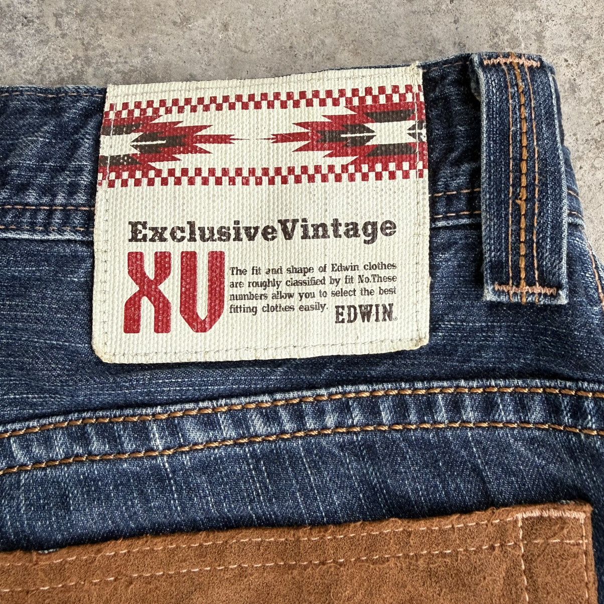 Edwin W34x33.5 Vintage Edwin Bush Pants Faded Ripped Denim Jean Size US 34 / EU 50 - 12 Thumbnail