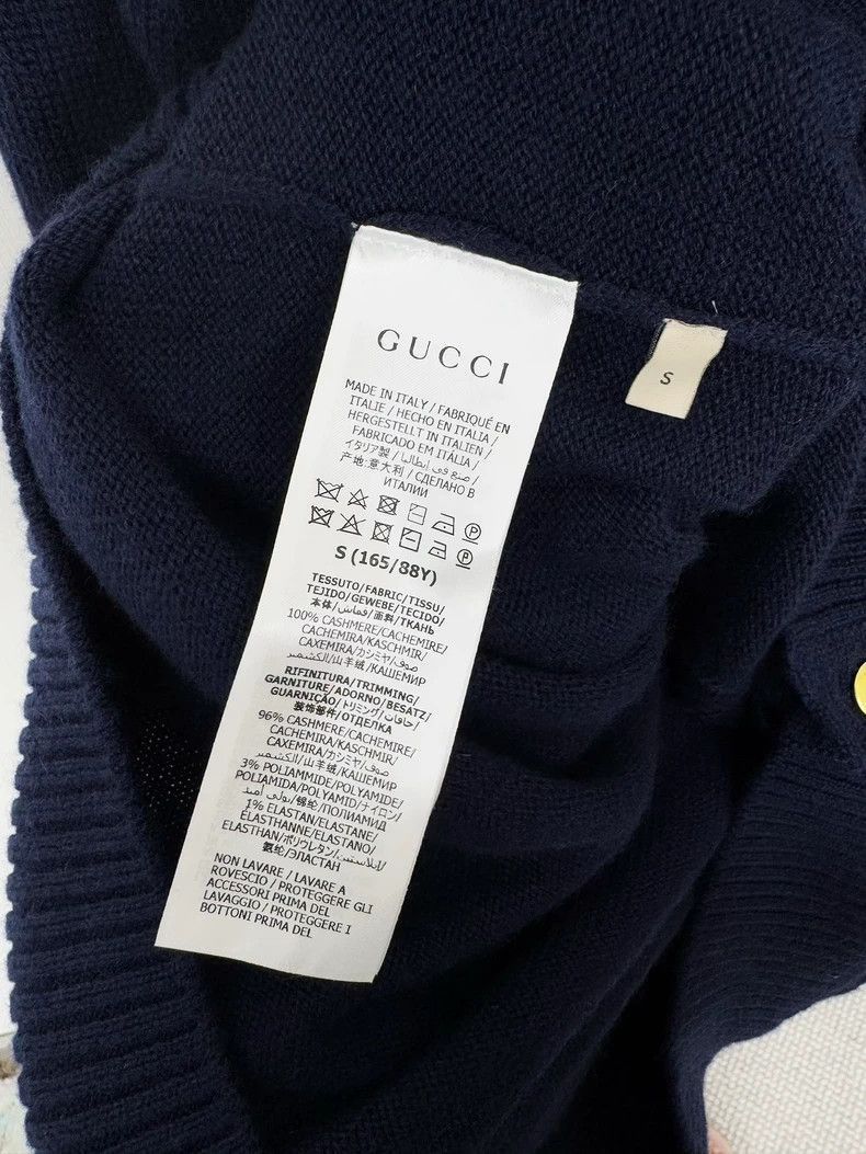 Gucci Gucci Cashmere Cardigan with Chain Detail-2505 Size S / US 4 / IT 40 - 5 Thumbnail