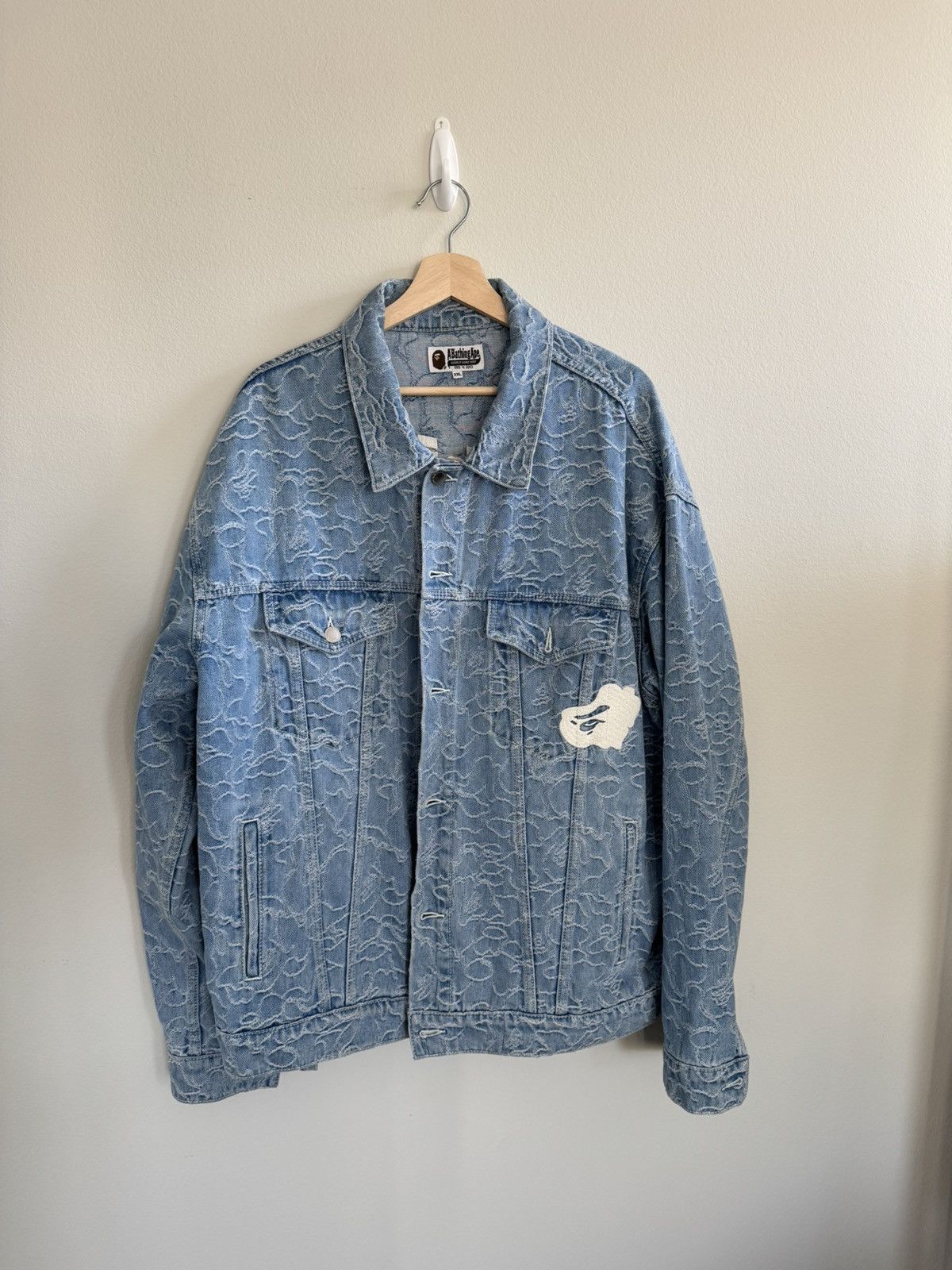 Bape Bape line camo denim jacket Size US XXL / EU 58 / 5 - 1 Thumbnail