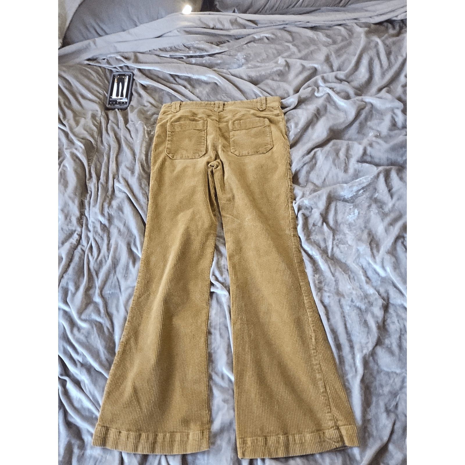 Free People Free People Women Size 8 Flared Corduroy Pants Gold Size 30" / US 8 / IT 44 - 4 Thumbnail
