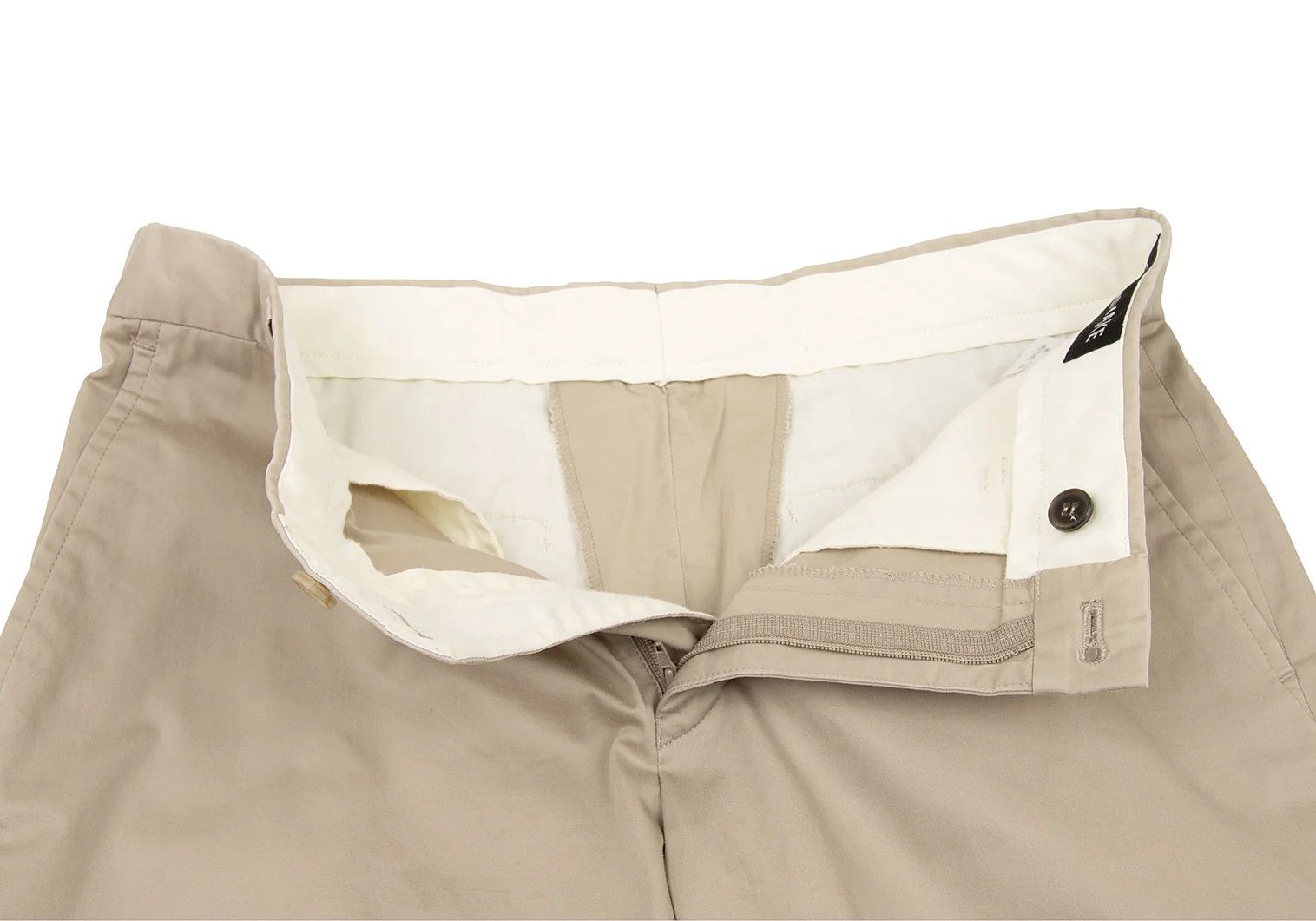 Issey Miyake Stretch Cotton Tapered Pants in Beige Size US 32 / EU 48 - 8 Thumbnail