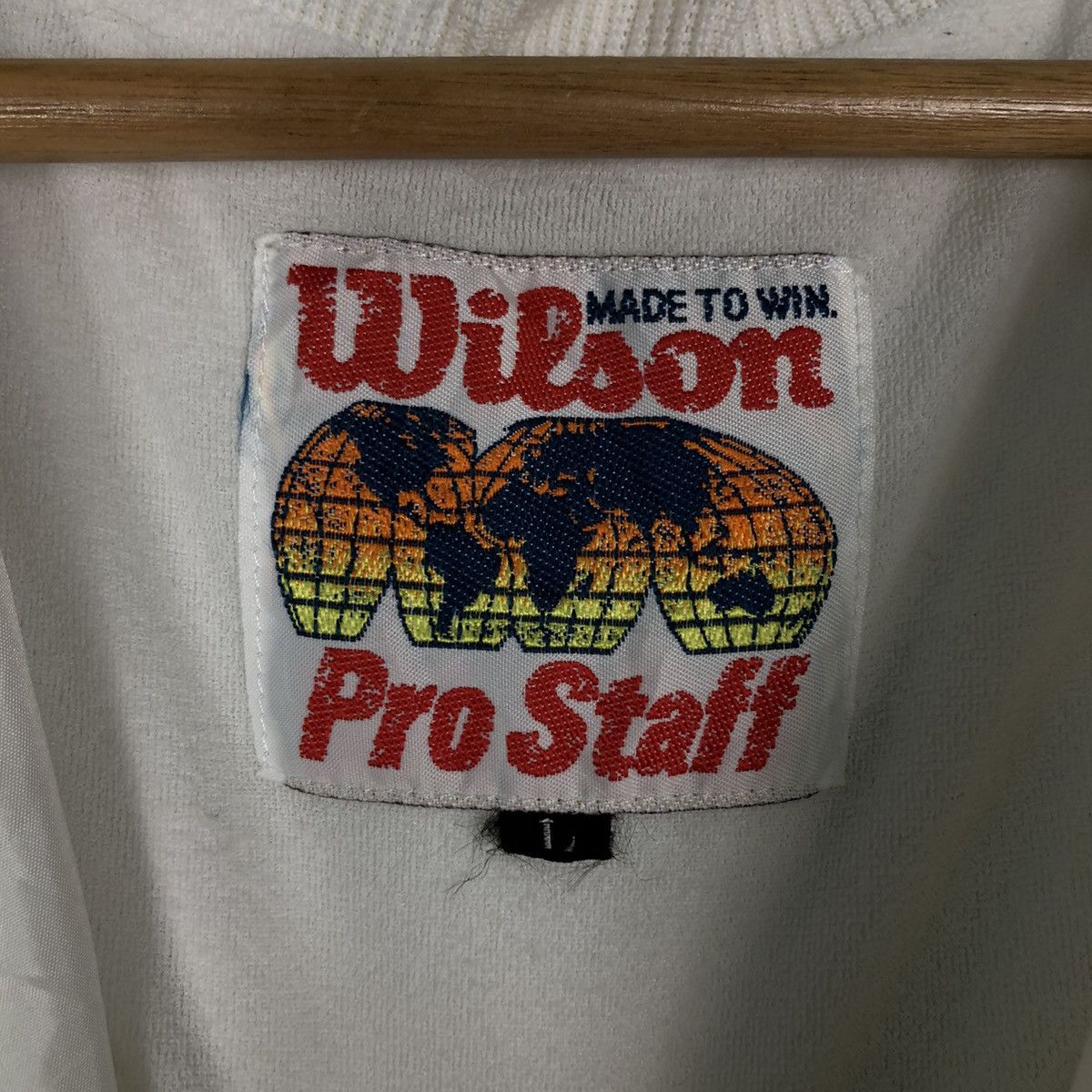Japanese Brand 🔥Vintage Bomber Jacket Wilson Pro Player Rare Design Size US M / EU 48-50 / 2 - 20 Thumbnail