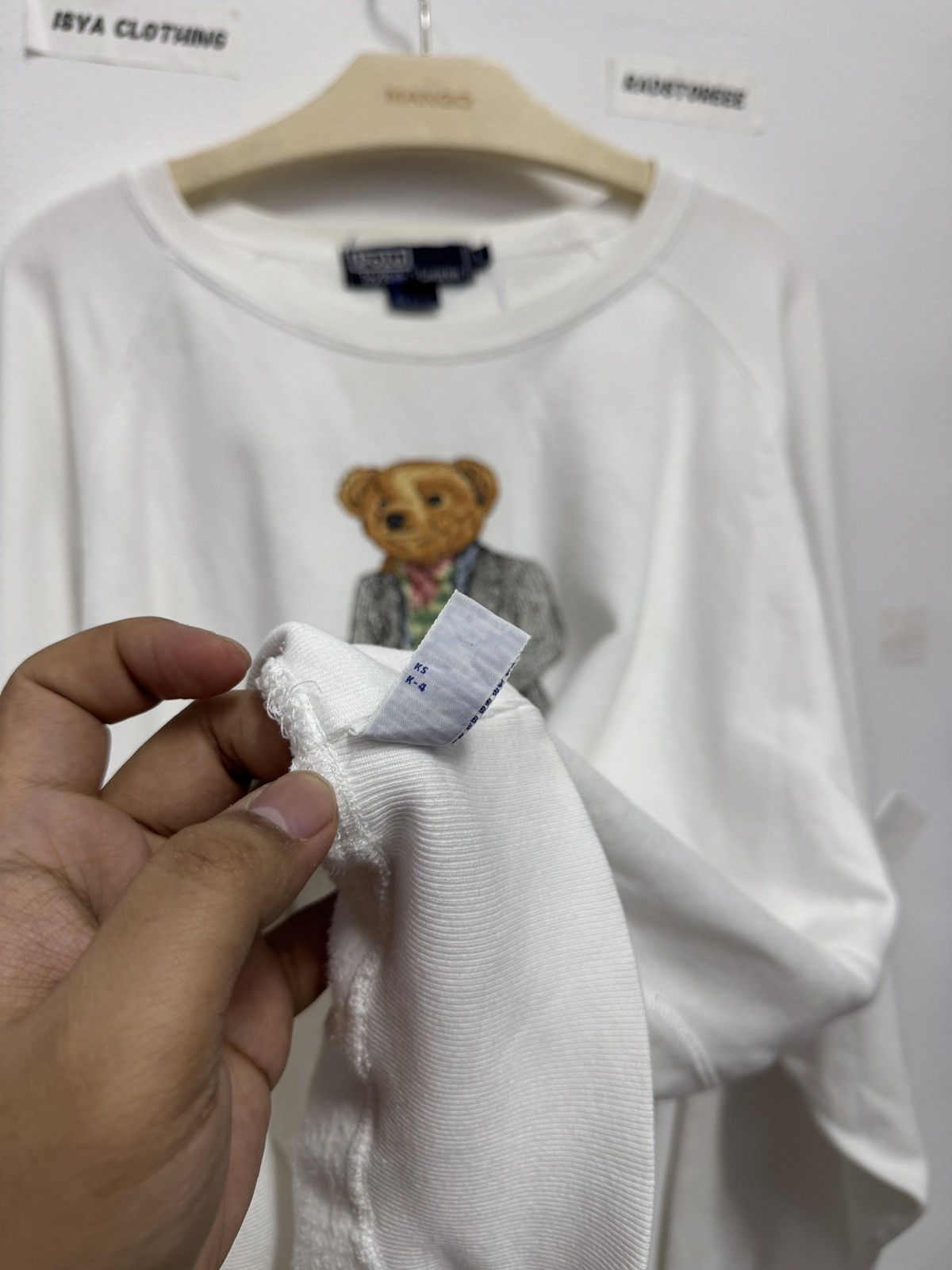 Polo Ralph Lauren Vintage Polo Bear Ralph Laurent Sweatshirt Size US L / EU 52-54 / 3 - 8 Thumbnail