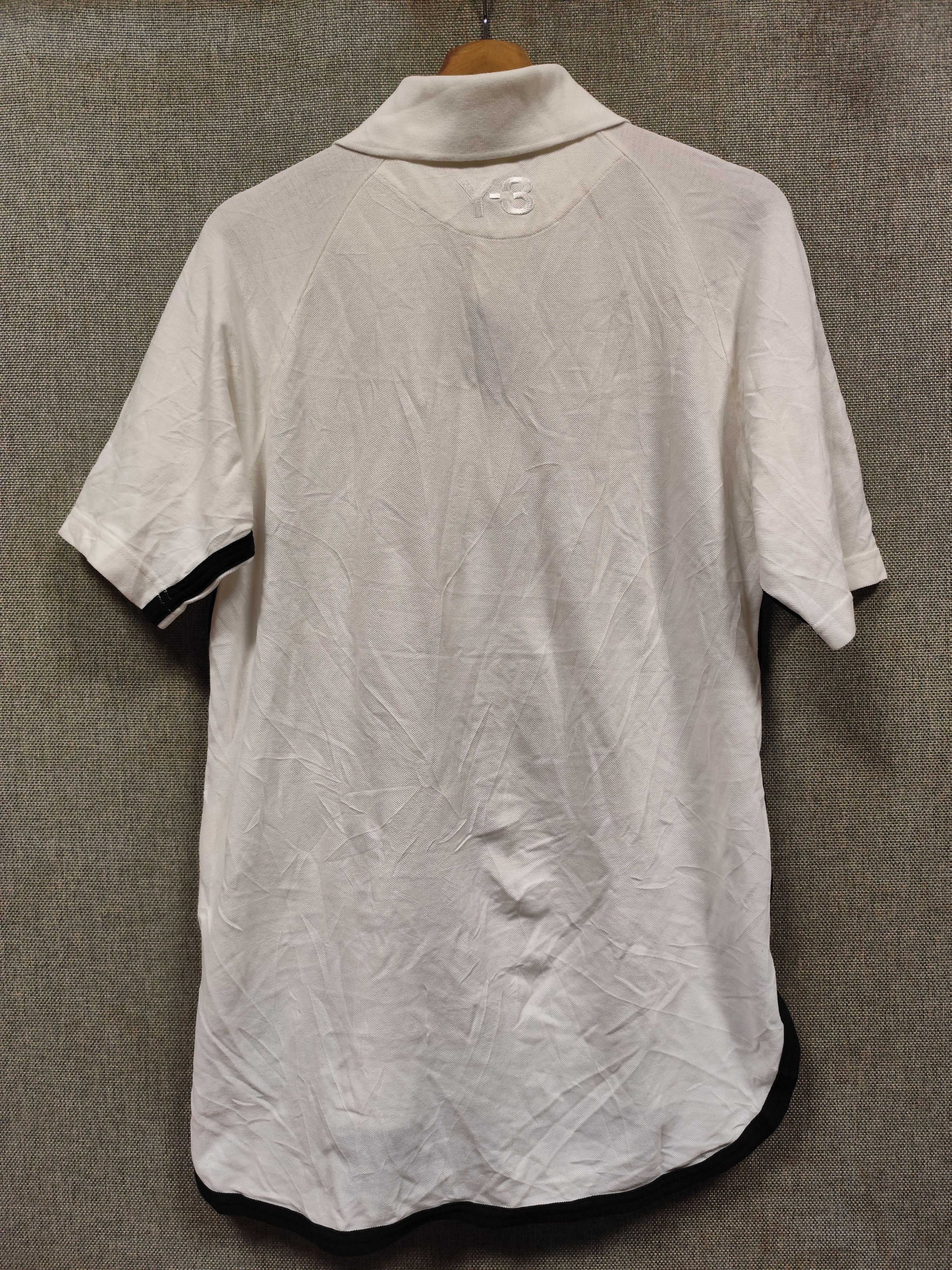 Adidas × Y-3 × Yohji Yamamoto Adidas Y-3 Yohji Yamamoto Polo Shirt Size US M / EU 48-50 / 2 - 2 Thumbnail