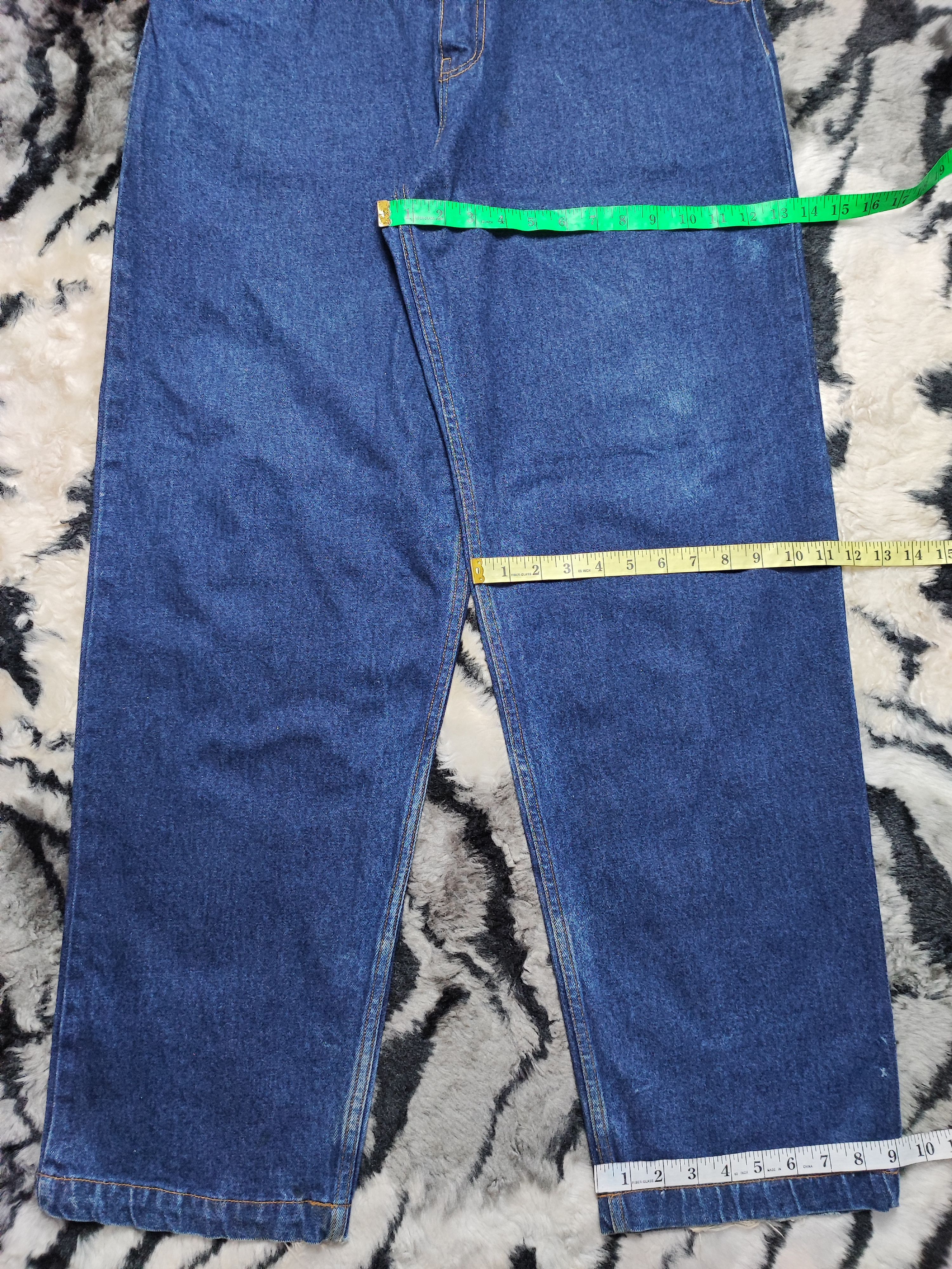 Vintage WIDE BAGGY VINTAGE SCHOOL OF HARD KNOCKS SIZE 32 Size US 32 / EU 48 - 4 Thumbnail