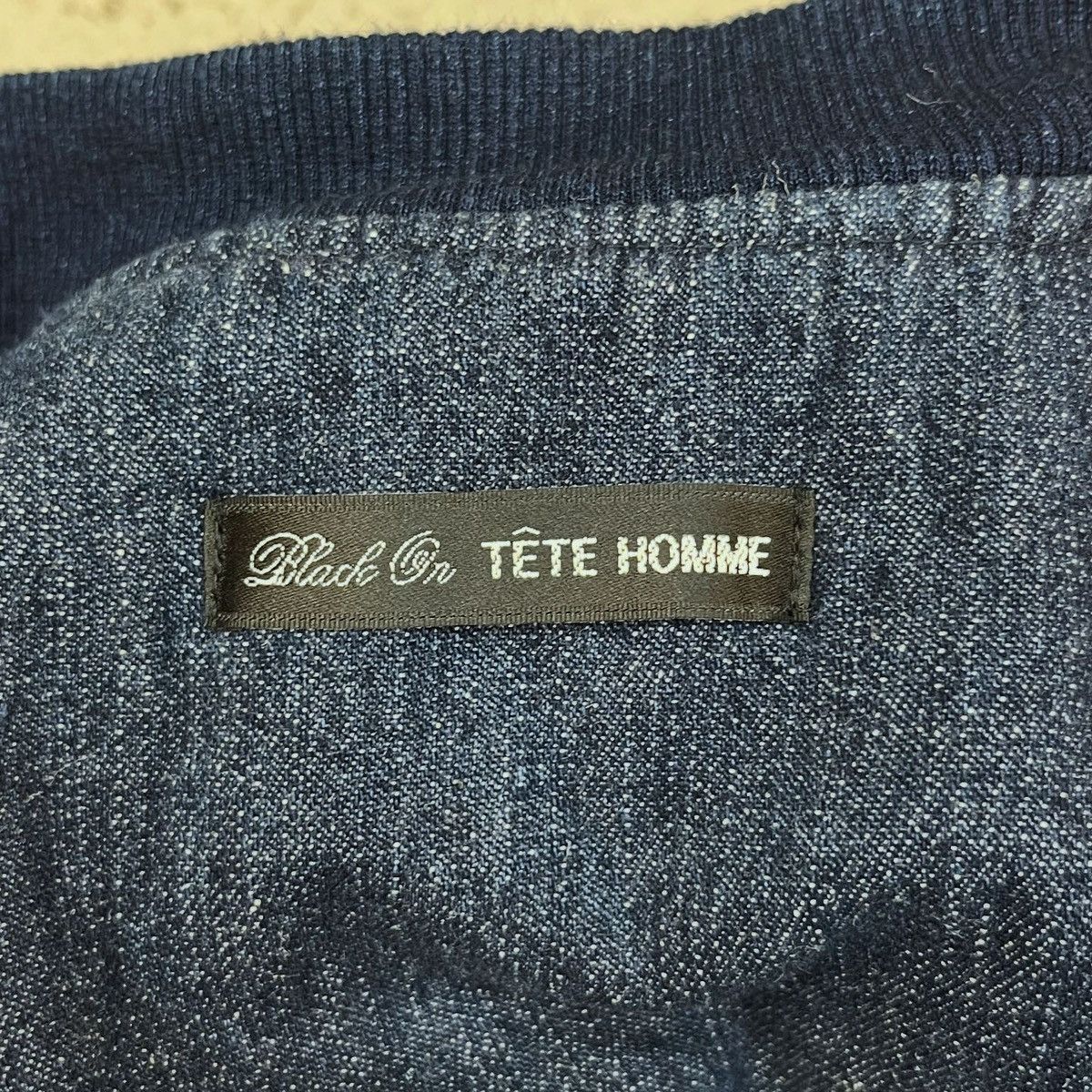 Issey Miyake 💥Tete Homme by ISSEY MIYAKE Indigo Bomber jacket Size US L / EU 52-54 / 3 - 6 Thumbnail
