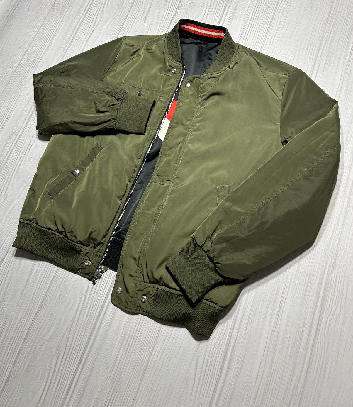 Diesel × Vintage DIESEL “BRAVES” Reversible Bomber Jacket Size XXL Size US XXL / EU 58 / 5 - 14 Thumbnail