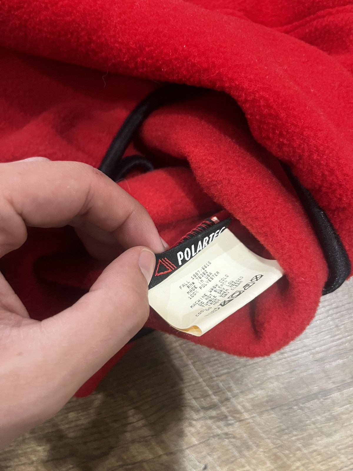 Timberland Vintage 1987 Timberland Polartec 1/2 Zip Fleece Red Large Size US L / EU 52-54 / 3 - 6 Thumbnail