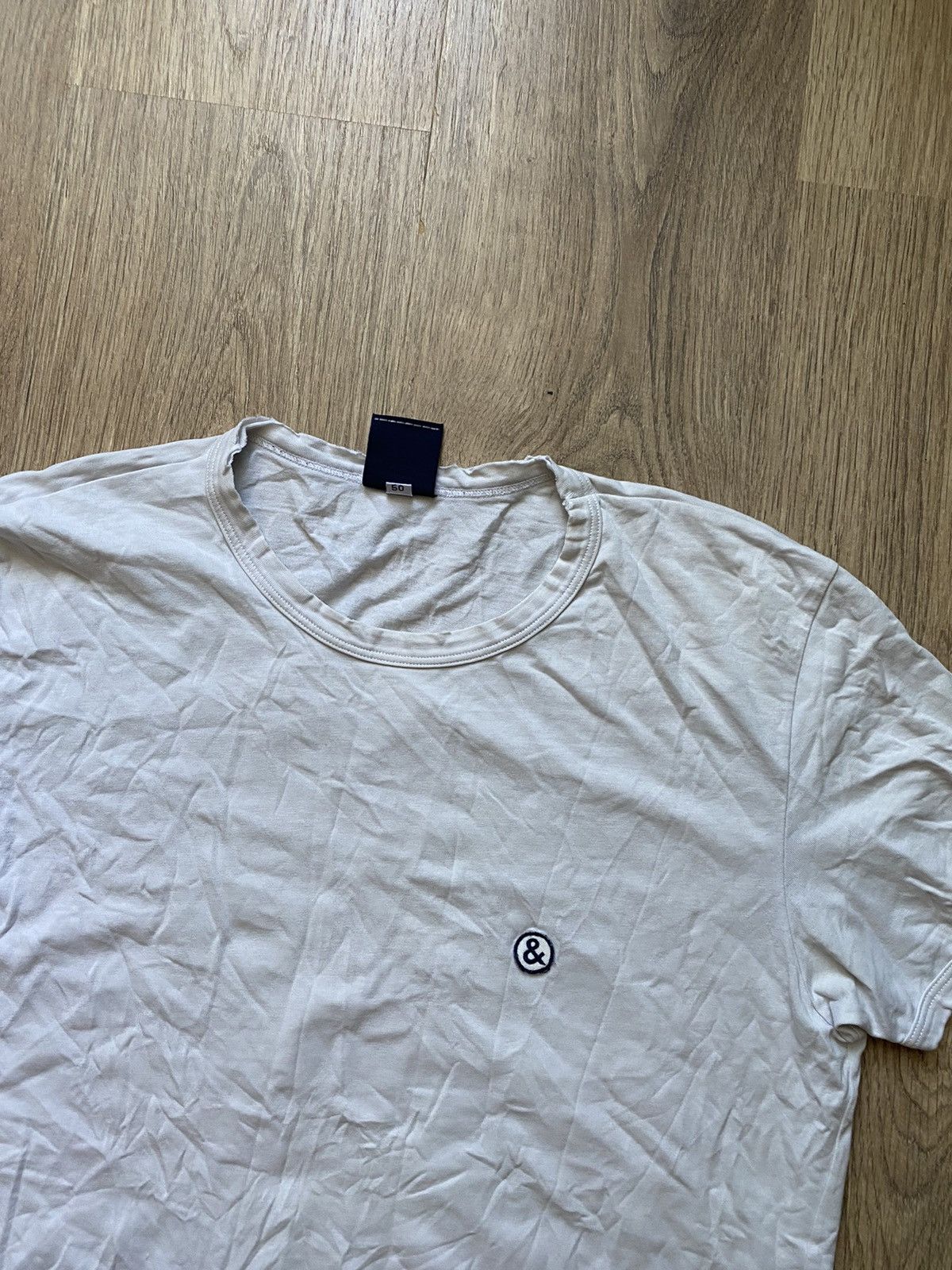 Dolce & Gabbana × Vintage Vintage Dolce Gabbana distressed neck luxury logo t shirt Size US M / EU 48-50 / 2 - 2 Thumbnail