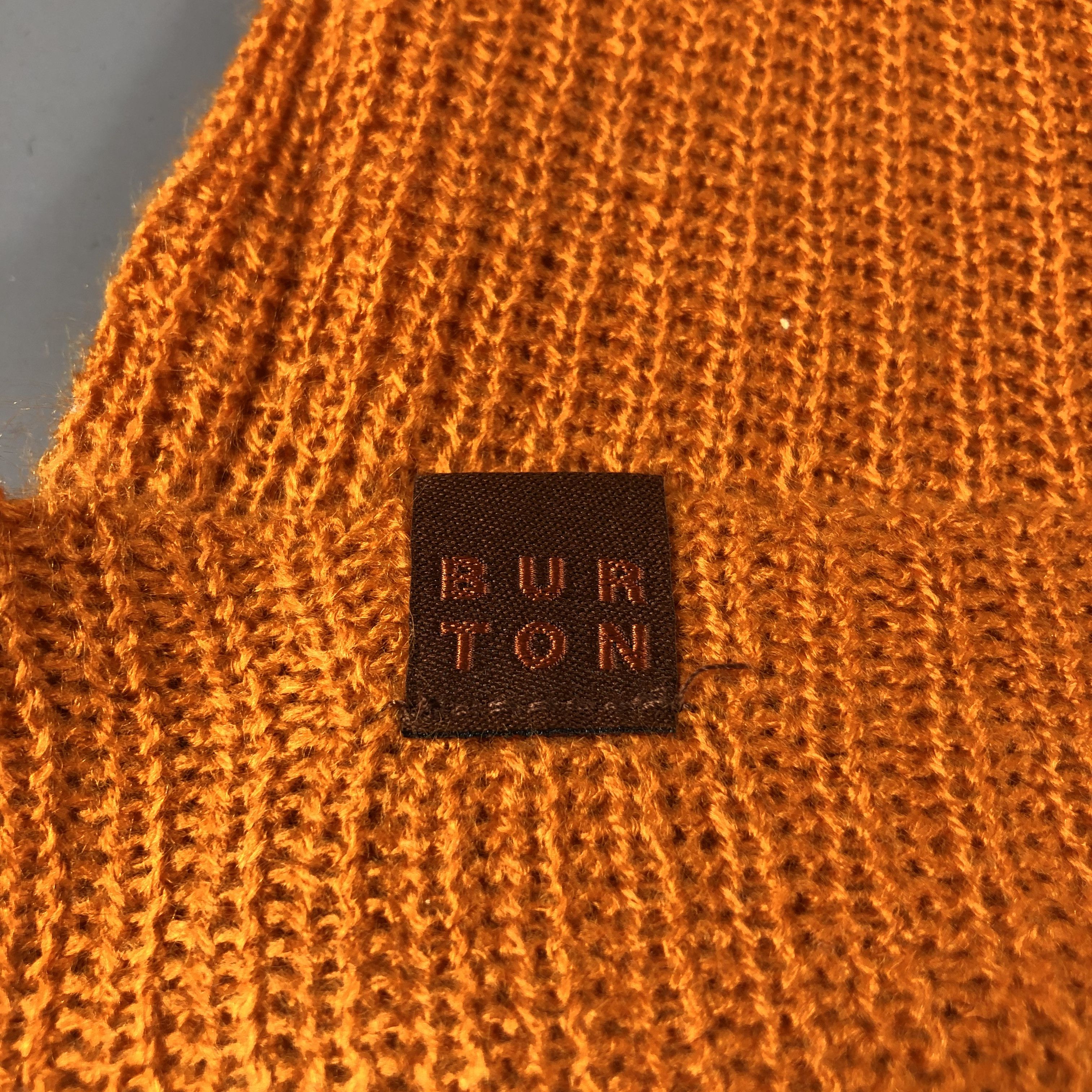 Burton Burton Orange Beanie Snowcap Snow Hat B876 Size ONE SIZE - 4 Thumbnail