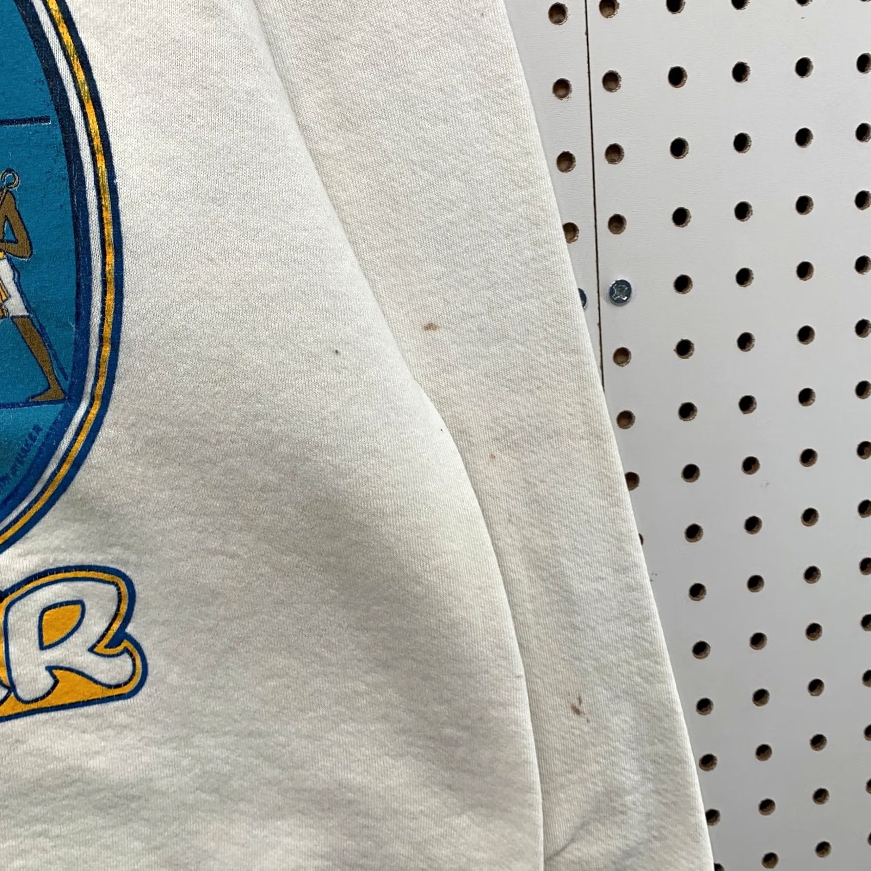 Jerzees VINTAGE Ausar Sweatshirt Mens XL White Nike Shirt Size US XL / EU 56 / 4 - 7 Thumbnail
