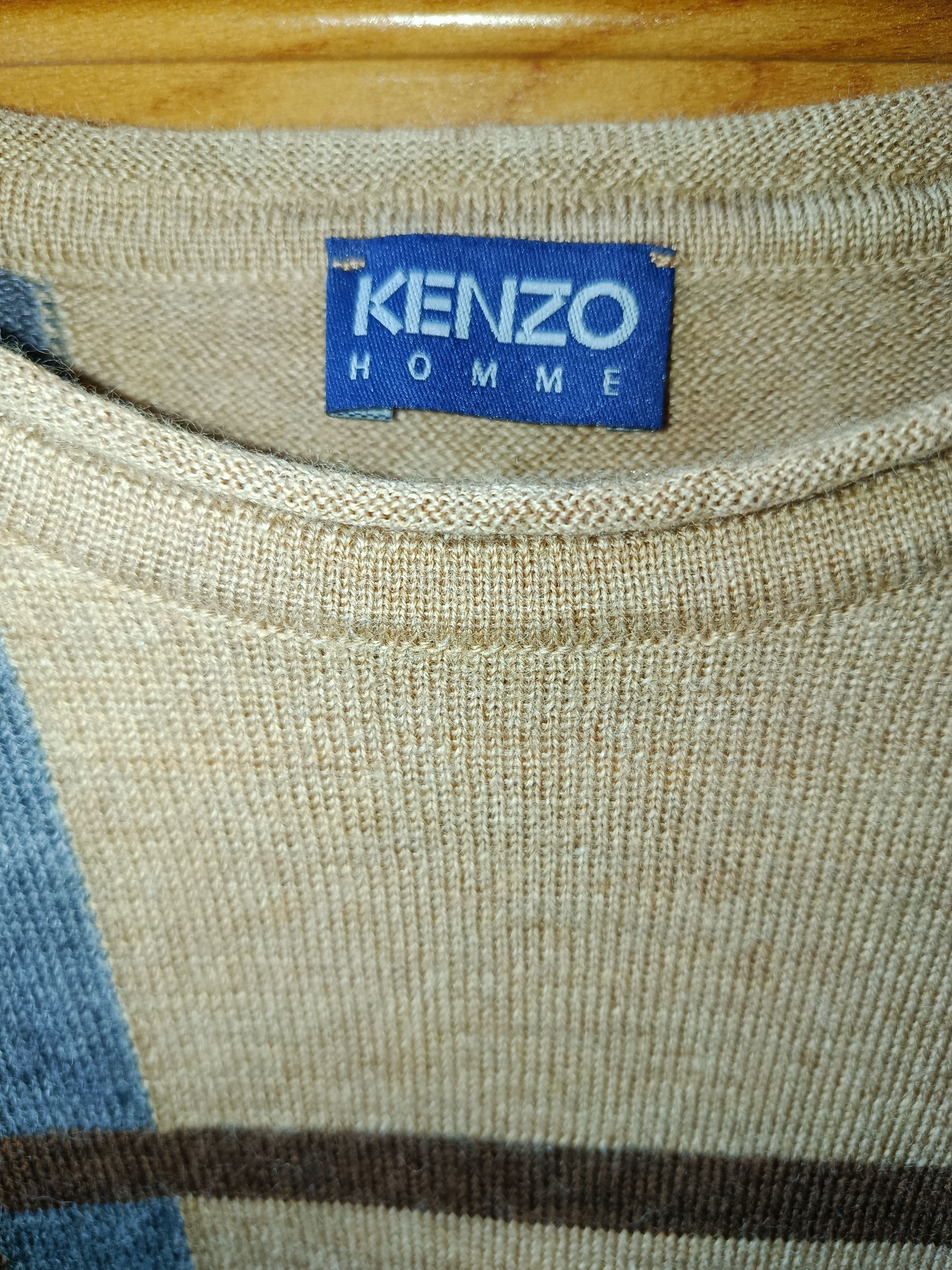 Kenzo Woolen Kenzo Homme Vintage Abstract Knitted Sweater Size US L / EU 52-54 / 3 - 6 Thumbnail
