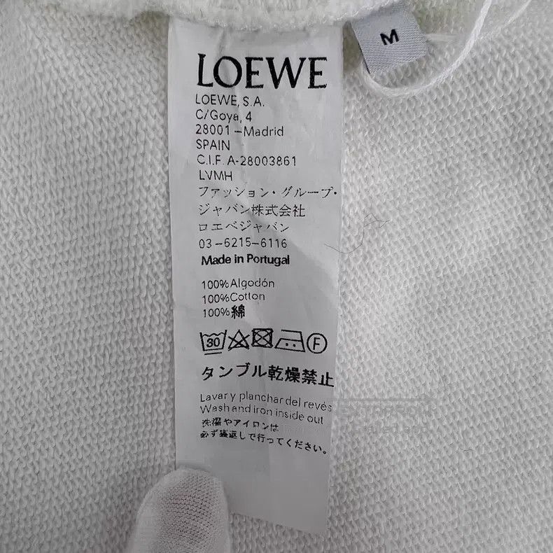 Loewe Loewe Off-white logo round neck long sleeve sweatshirt Size M / US 6-8 / IT 42-44 - 8 Thumbnail