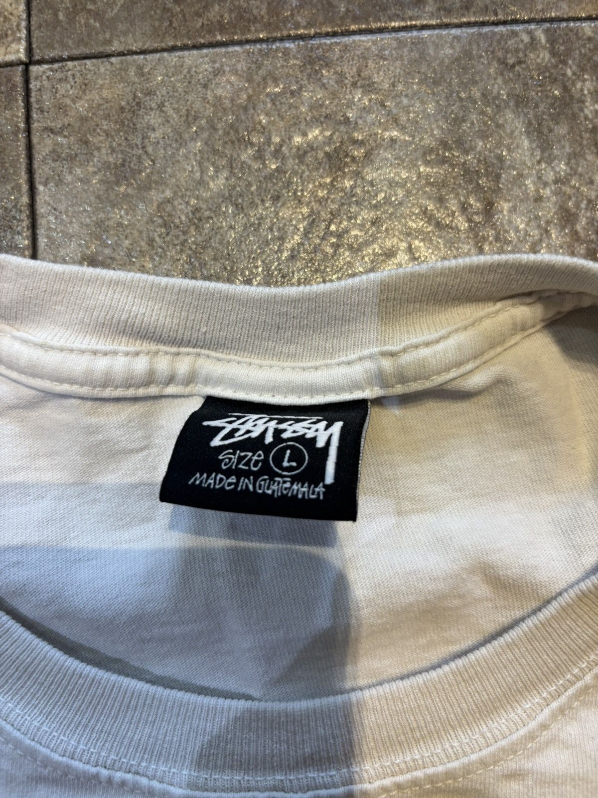 Stussy Stussy blocky letter tee Size US L / EU 52-54 / 3 - 2 Thumbnail