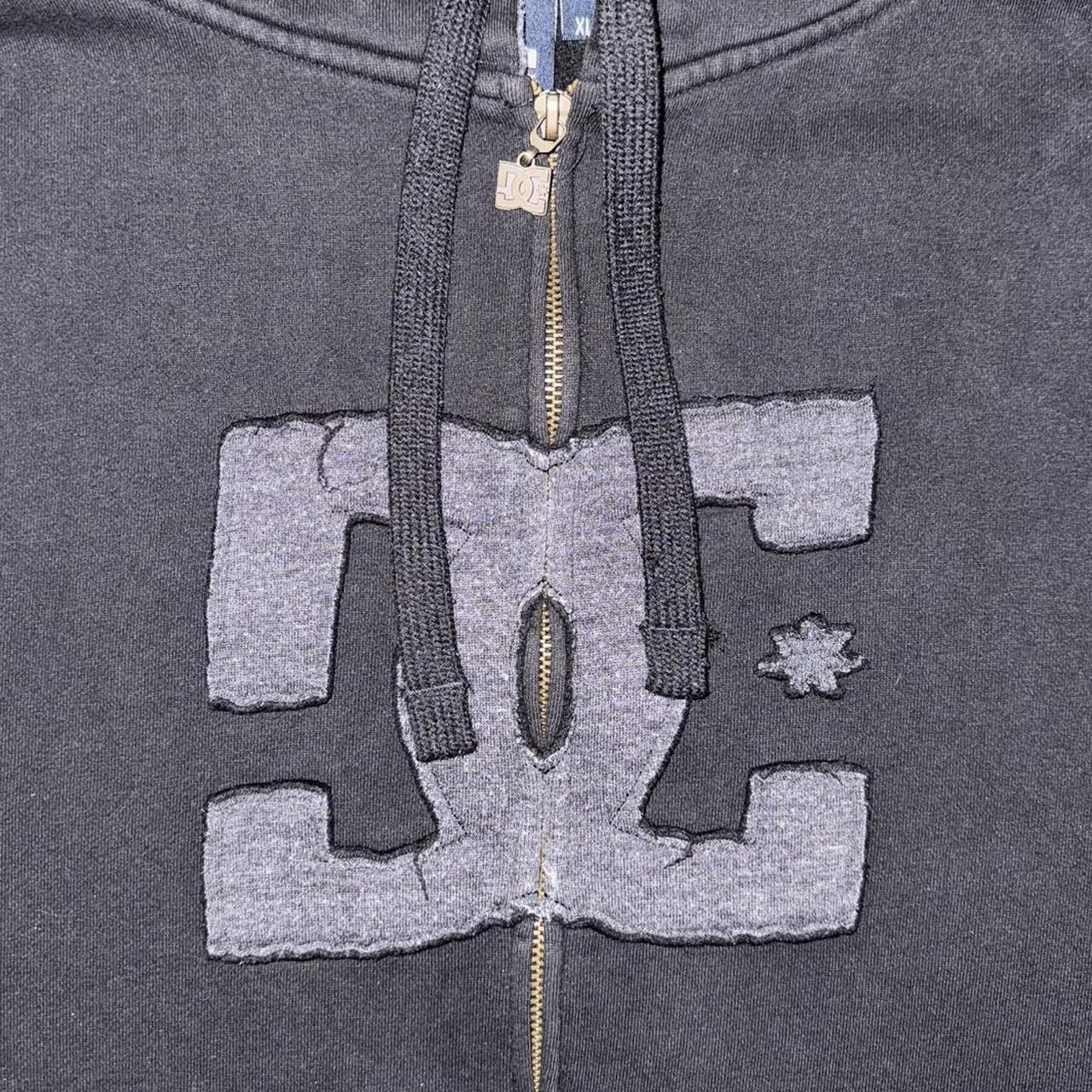 DC Vintage DC Shoe Co. USA Zip Up Hoodie Black Size US XL / EU 56 / 4 - 4 Thumbnail