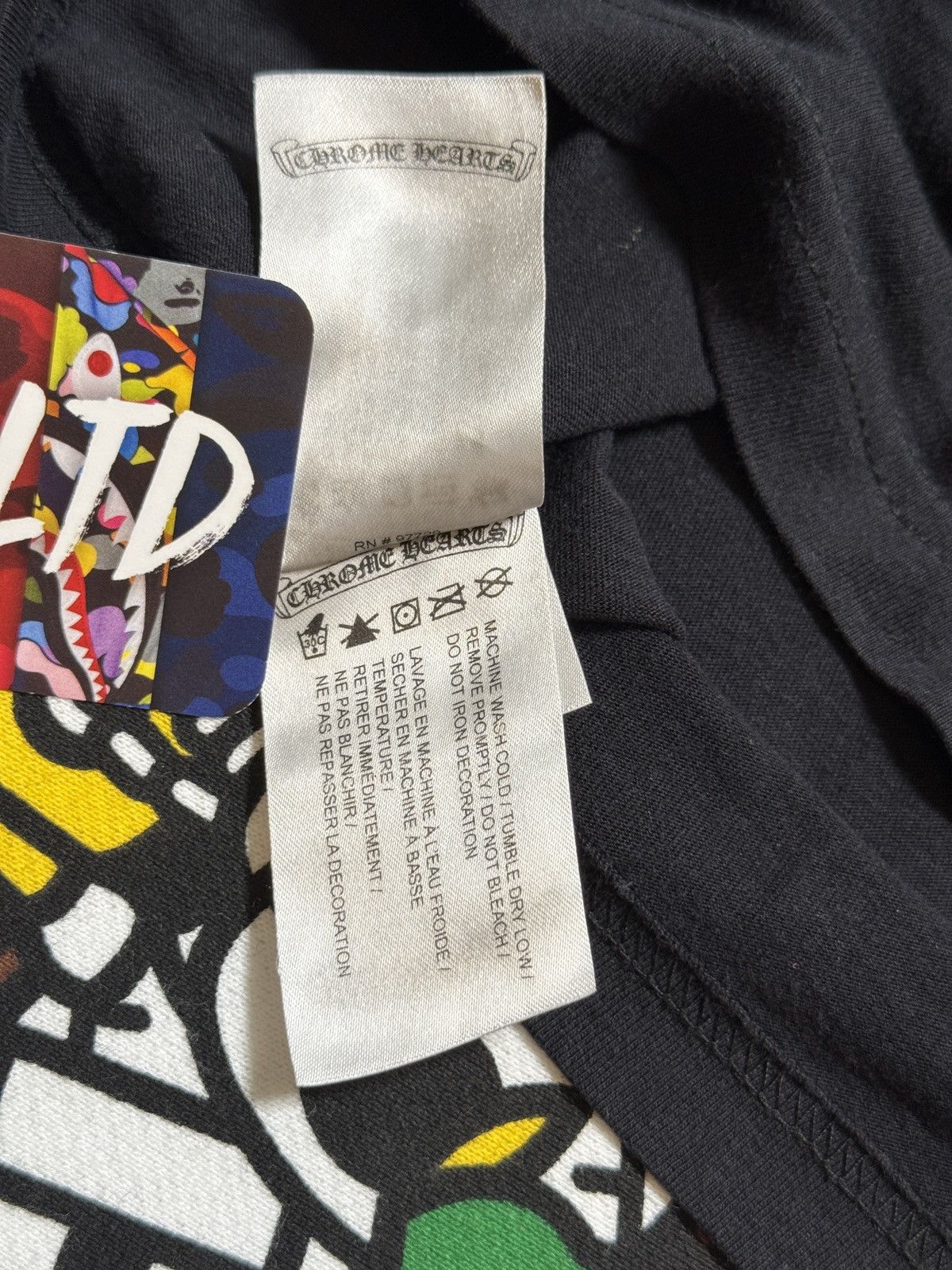 Chrome Hearts Chrome Hearts Black Gradient Floral Logo Long Sleeve Tee Size US XS / EU 42 / 0 - 9 Thumbnail