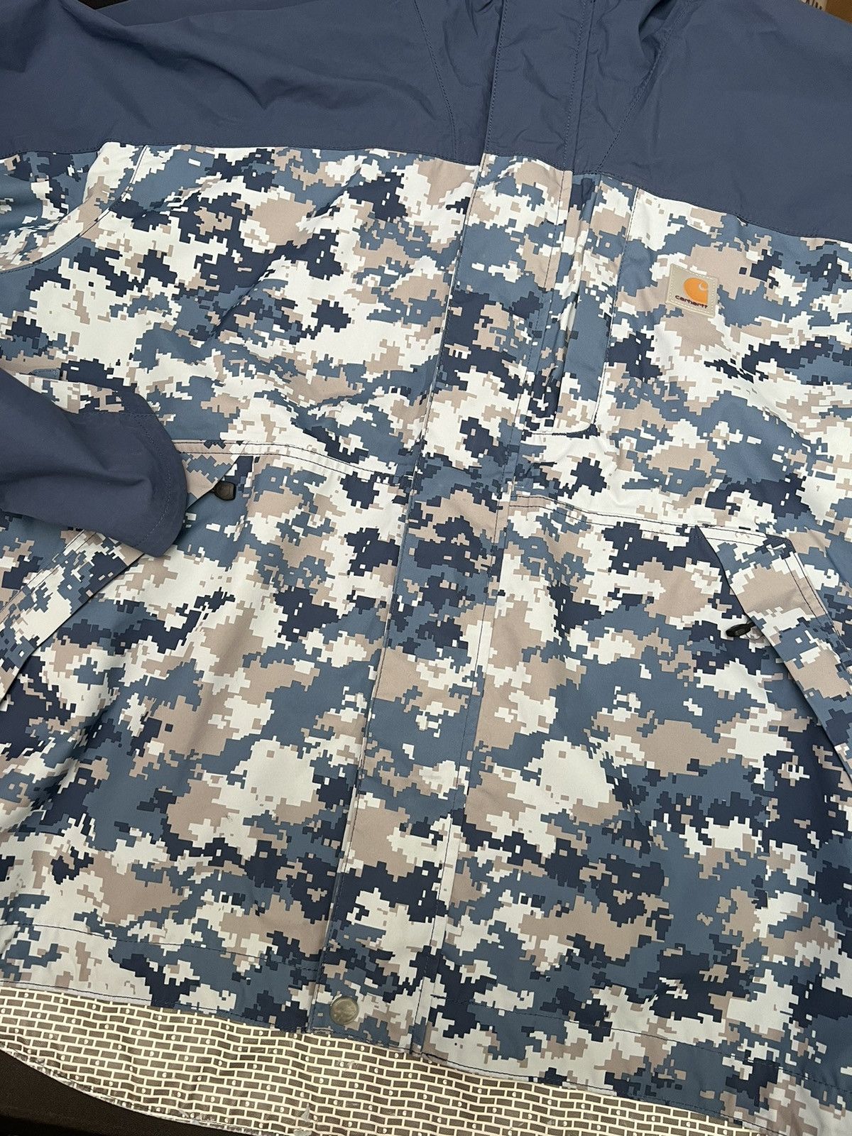 Carhartt Carhartt digi camo rain jacket size L worn & flawed interior Size US L / EU 52-54 / 3 - 2 Thumbnail