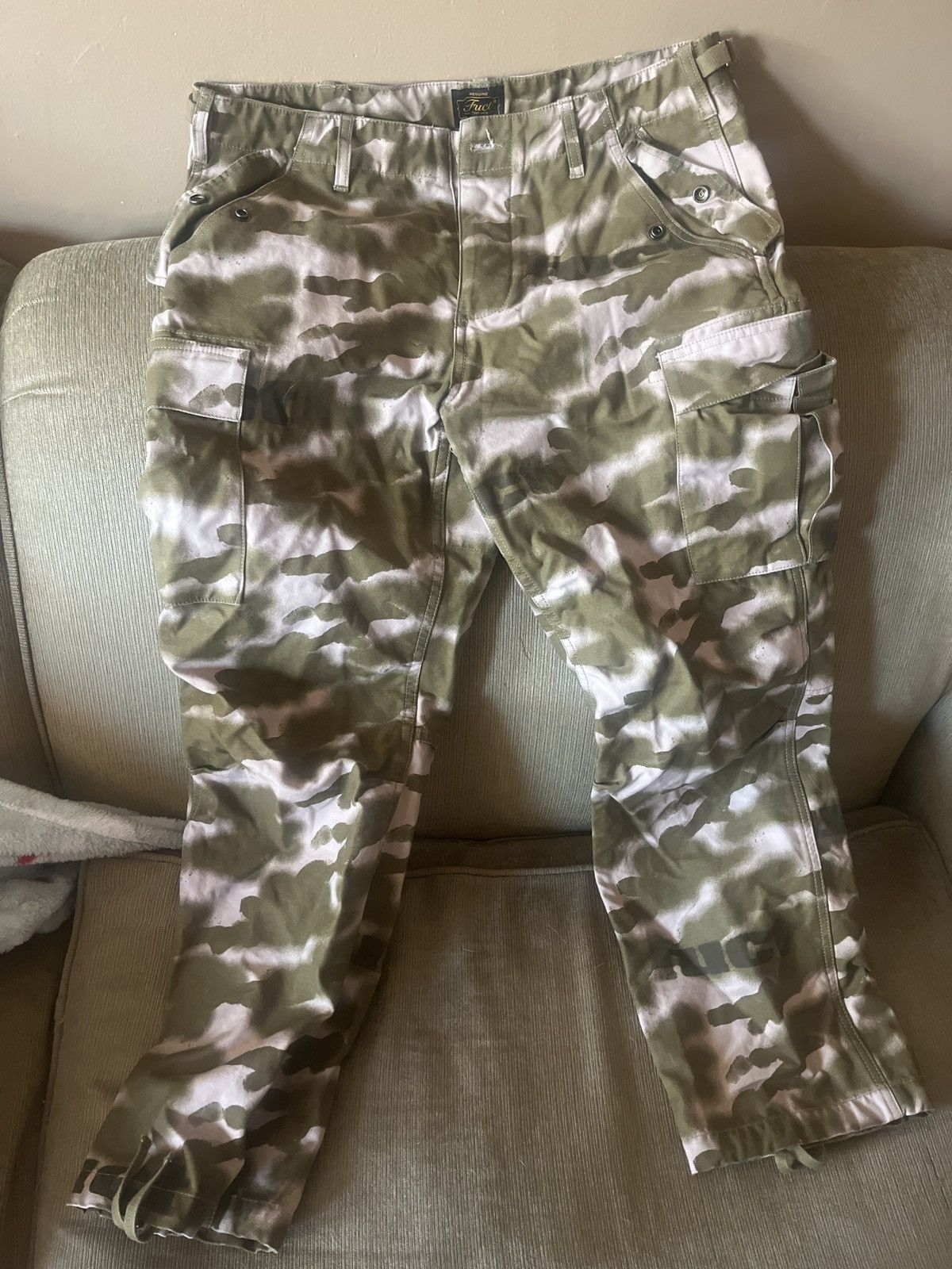 image of Fuct Friends U Can’T Trust Pants in Green, Men's (Size 34)