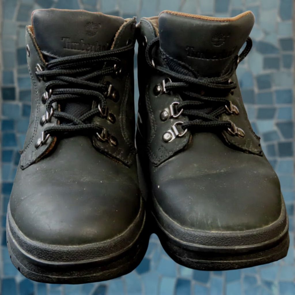 Timberland Timberland Black Leather Ankle Chukka Hiking Boots Women's 8M 12305 Size US 8 / IT 38 - 1 Thumbnail