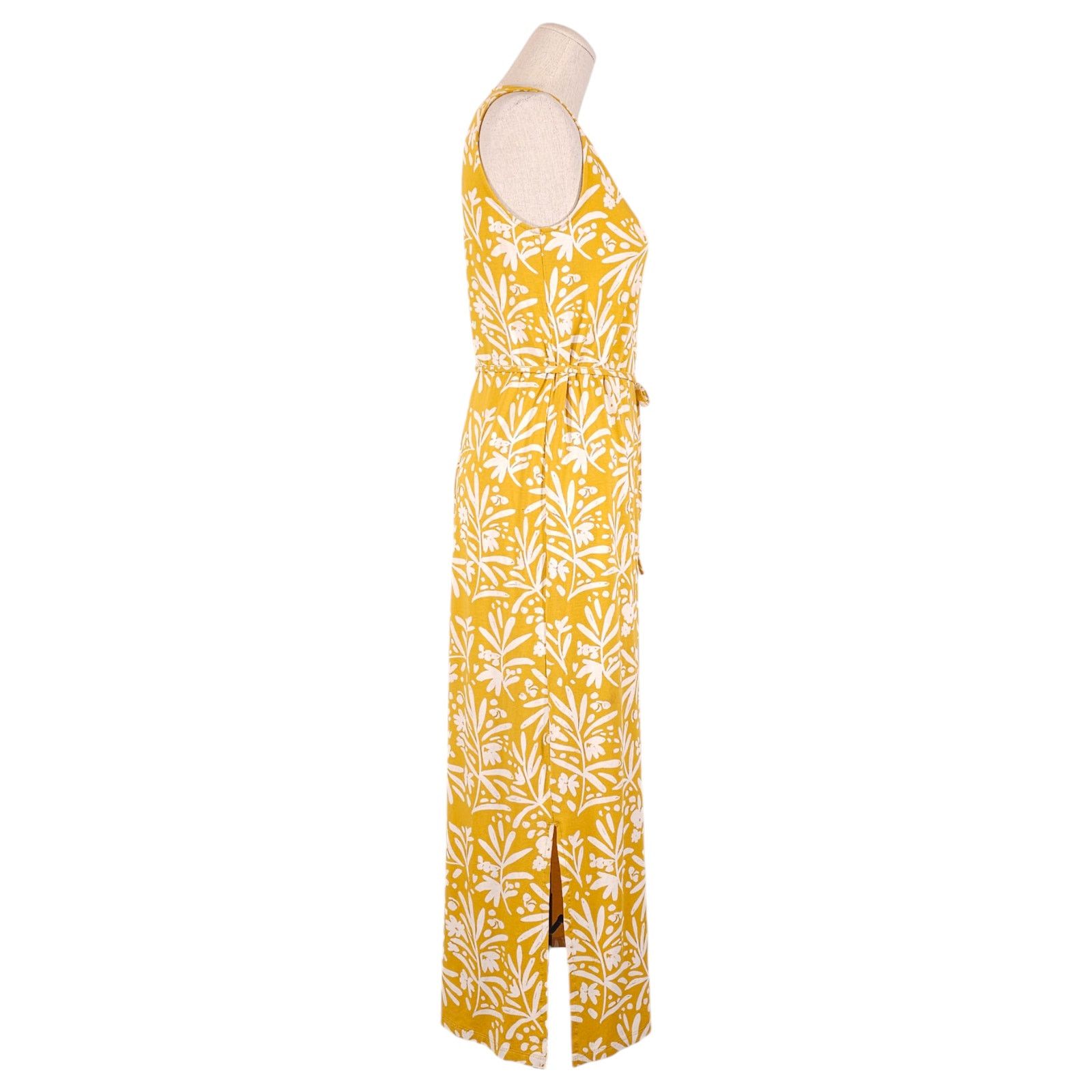 Other Garnet Hill Yellow Floral Dress Sz Extra Small Size XS / US 0-2 / IT 36-38 - 4 Thumbnail