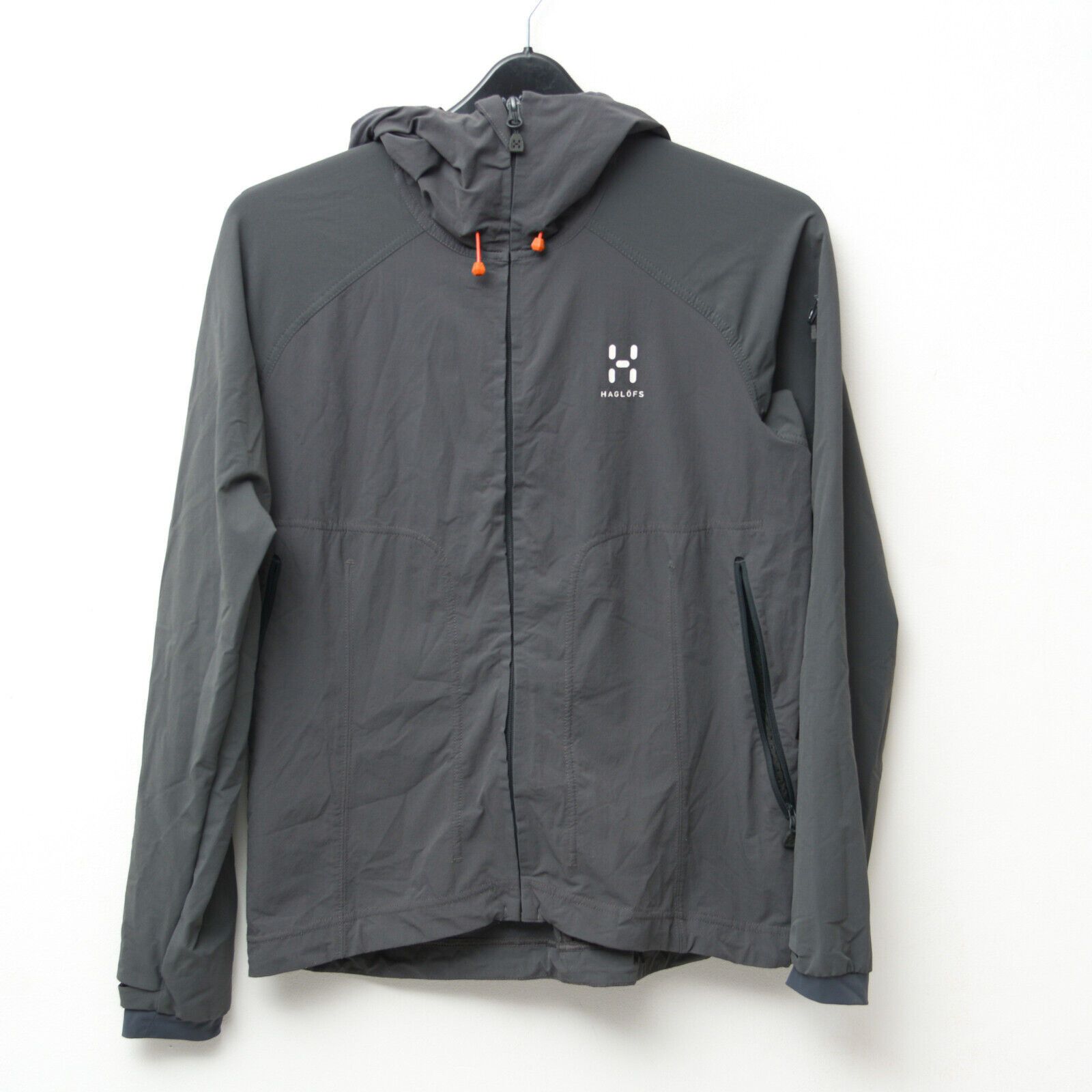 Haglofs Lizard Skarn Shale Grit L Jacket Hooded Run Jog Lightweight Size L / US 10 / IT 46 - 1 Thumbnail