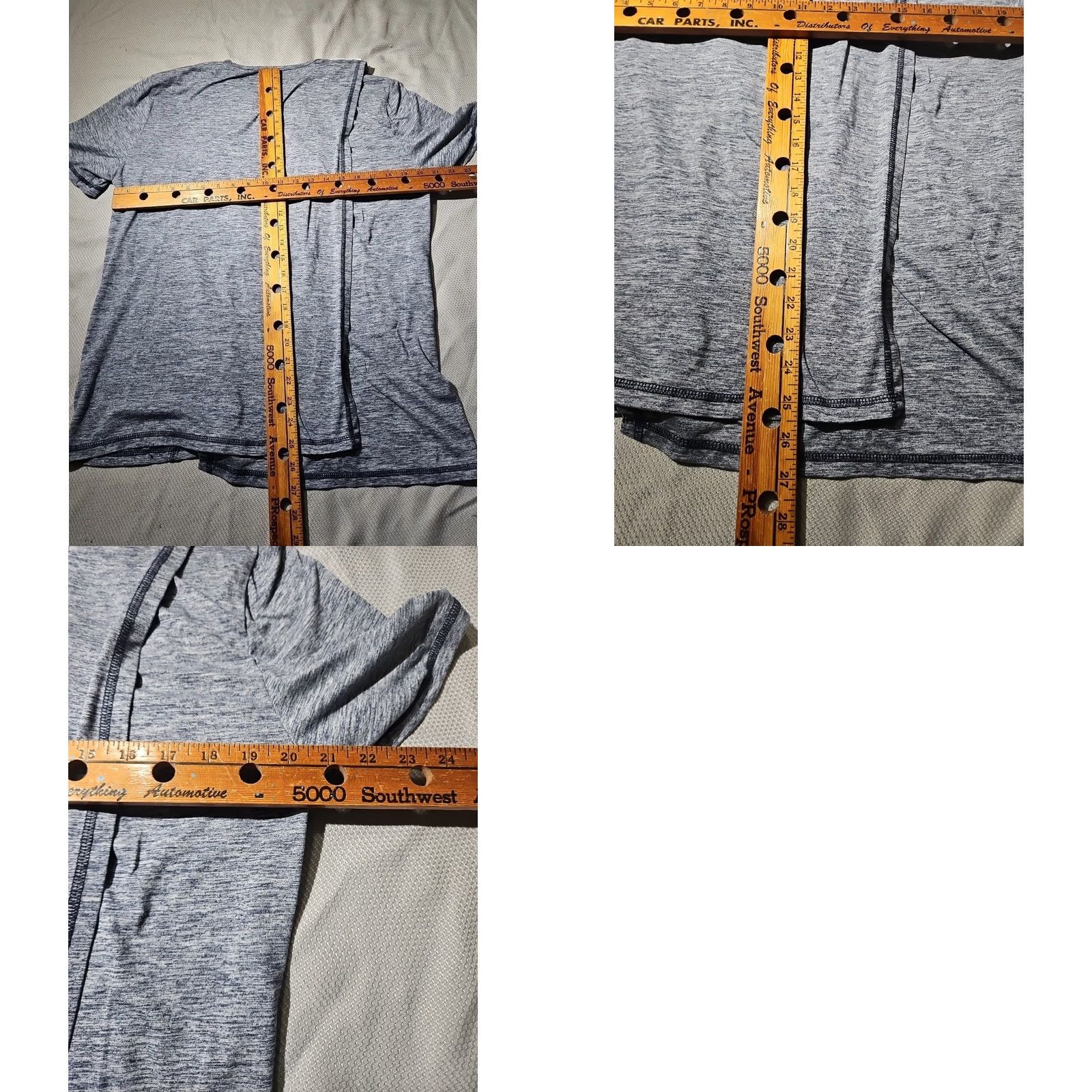 Vintage Silverts Shirt Womens M Blue Adaptive Clothing Open Back Snap Shoulder Size M / US 6-8 / IT 42-44 - 9 Thumbnail