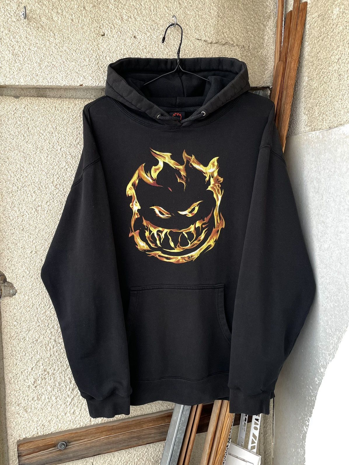 Spitfire Vintage 00s Spitfire Wheels Skateboards Flame Faded Hoodie Size US XL / EU 56 / 4 - 1 Thumbnail