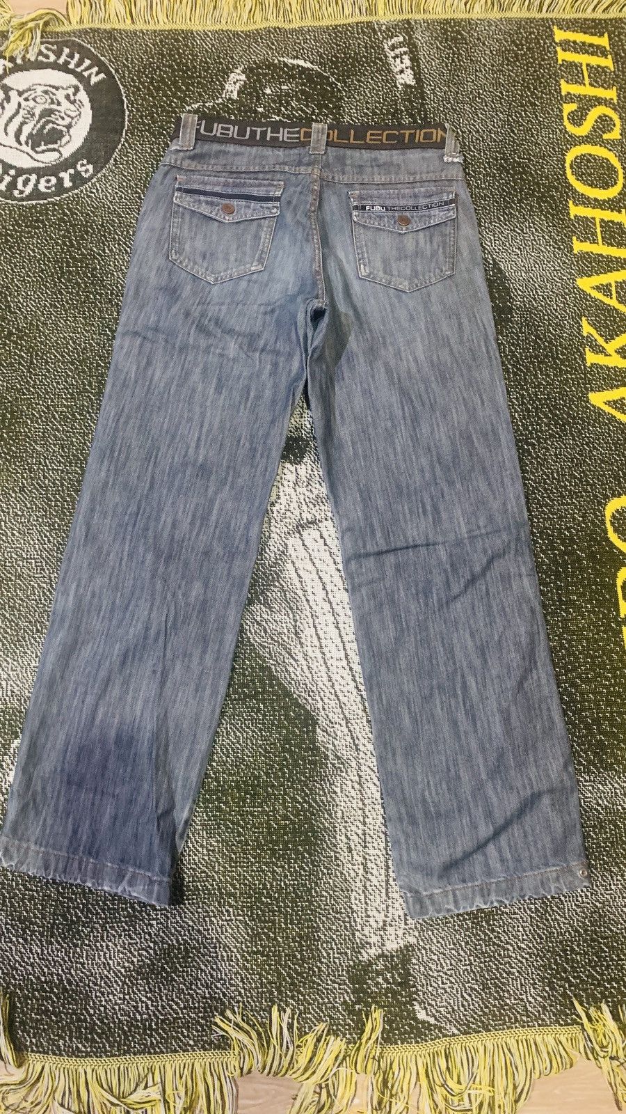 Fubu × Vintage Vintage Fubu Raw Indigo Jeans Size US 34 / EU 50 - 4 Thumbnail