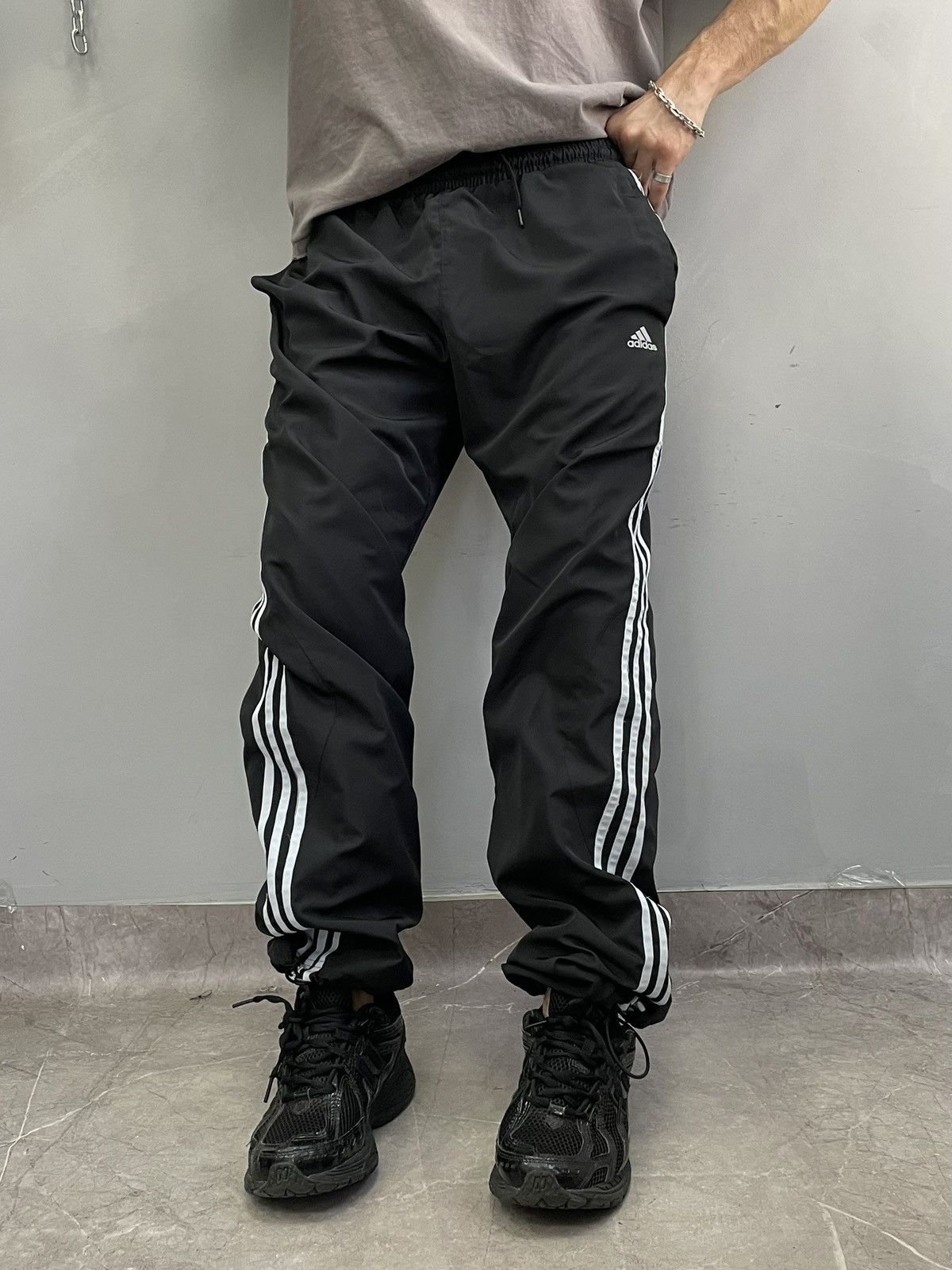 Adidas Adidas Y-3 style baggy drill Y-3 style track pants Size US 32 / EU 48 - 3 Thumbnail