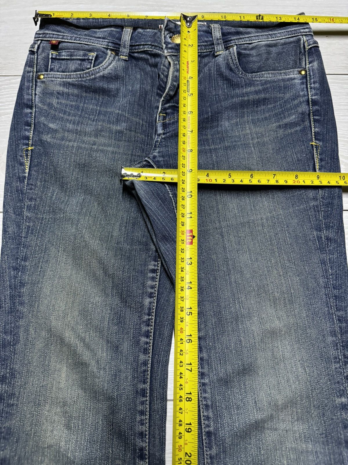 Vintage Woman Jeans Georgia Love Flare Bootcut Jeans Size US 28 / EU 44 - 9 Thumbnail