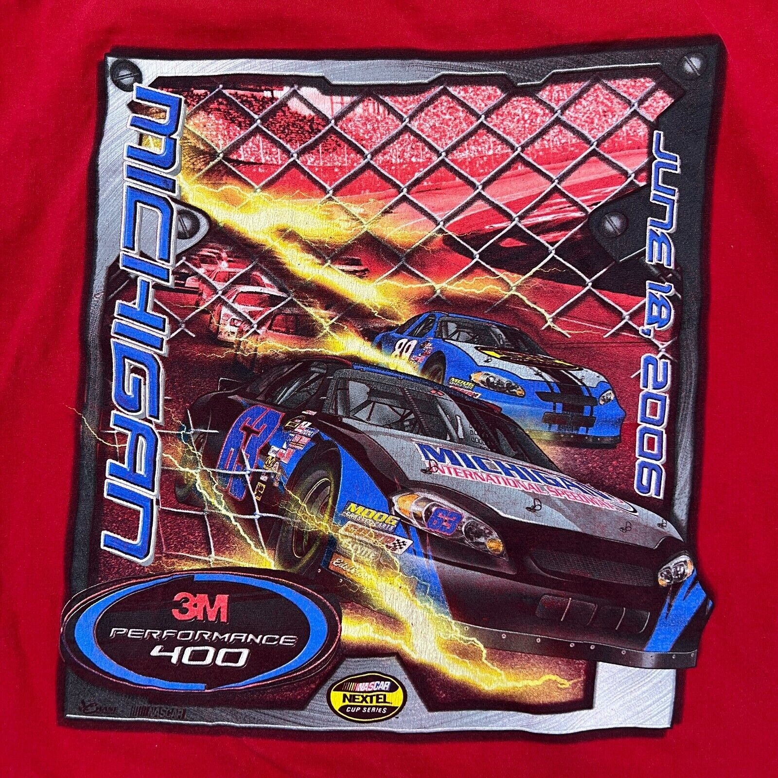 Chase Authentics × NASCAR × Vintage Vintage 2006 Michigan Speedway T Shirt Large NASCAR Racing Size US L / EU 52-54 / 3 - 2 Thumbnail