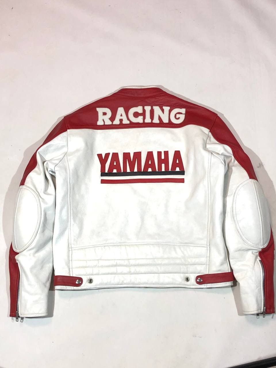 Yamaha Yamaha Moto Vintage Leather Racing Jacket Size US XL / EU 56 / 4 - 5 Thumbnail