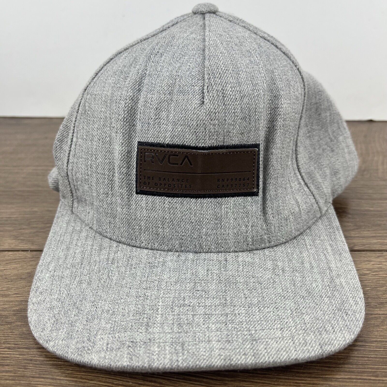 RVCA RVCA Hat RVCA Gray Snapback Hat Gray Hat Adjustable Gray Adu Size ONE SIZE - 6 Thumbnail