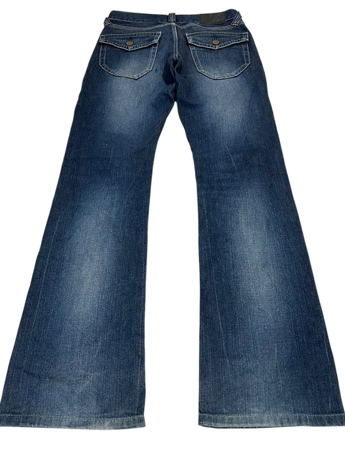 If Six Was Nine × Uniqlo 🌈2000s UNIQLO JEANS FOR MEN BOOTCUT WASHED Size US 30 / EU 46 - 2 Thumbnail