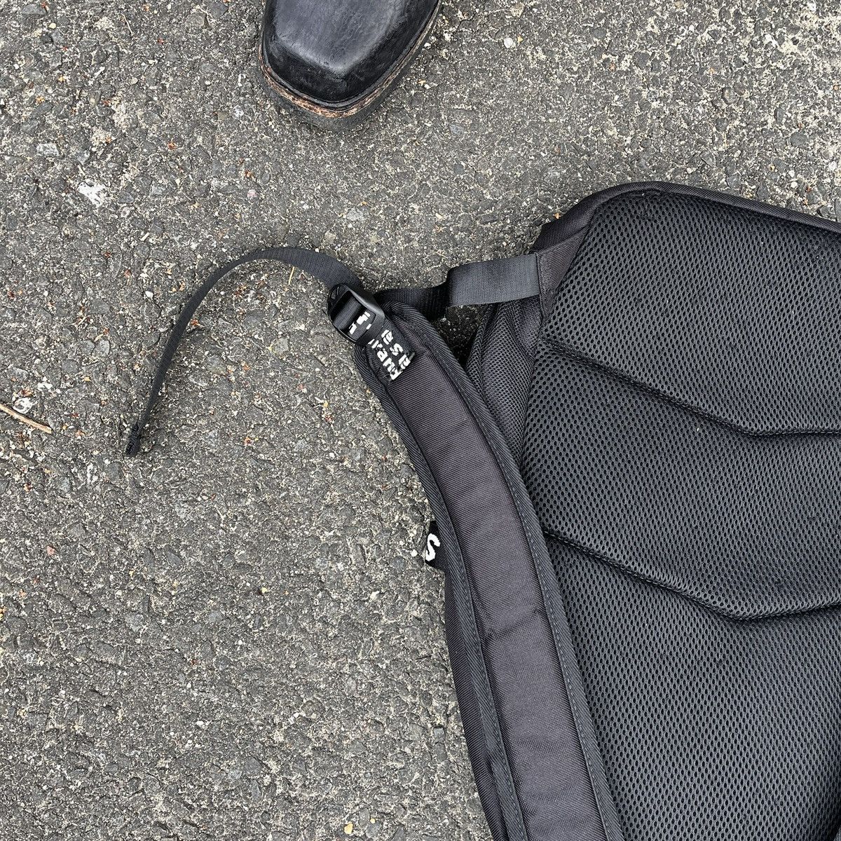 Other Eye Black Backpack Charging Port Rave Style Y2K Style Senka Size ONE SIZE - 4 Thumbnail