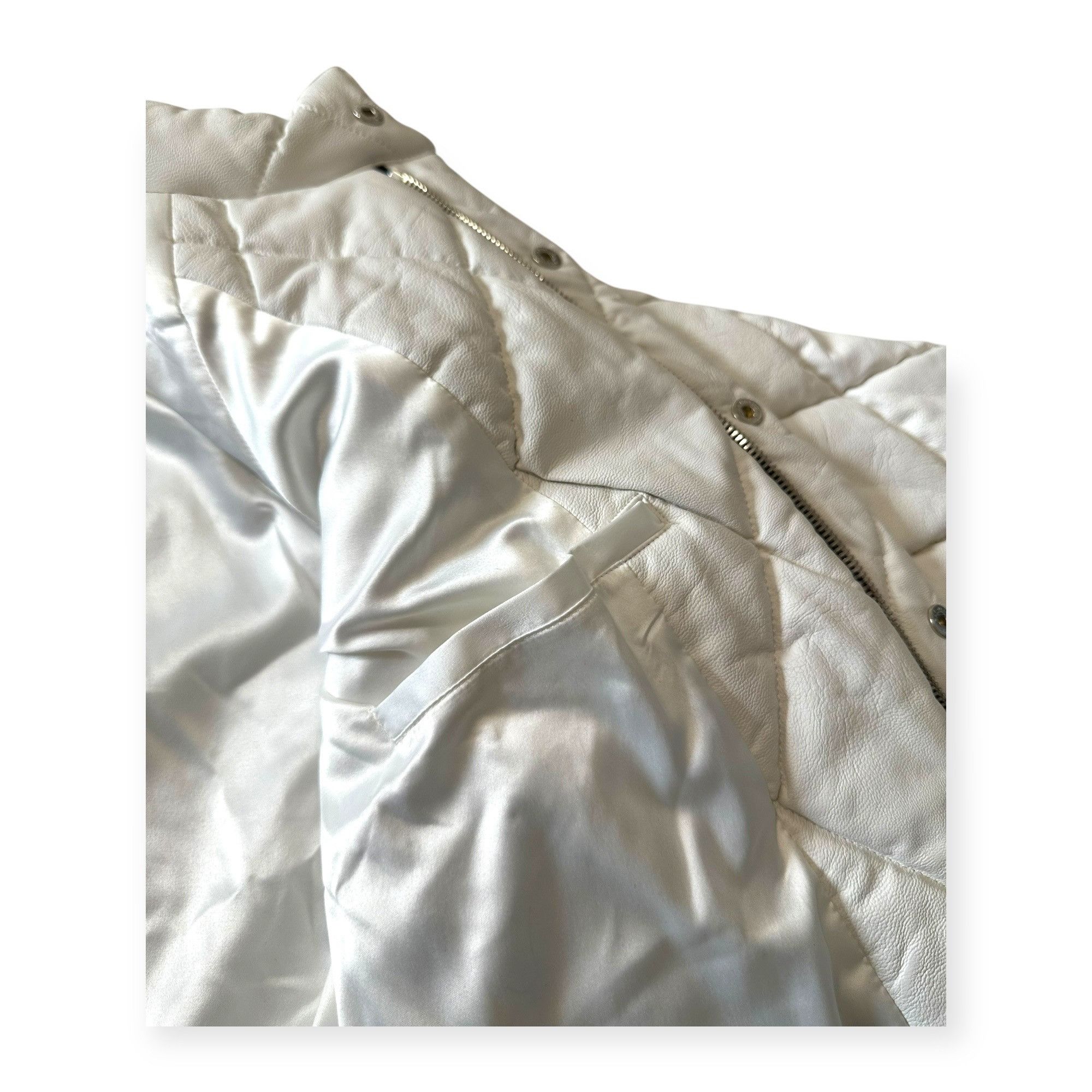 Rta RtA Louisa Vegan Leather Jacket, White, Size S, White, New w Size S / US 4 / IT 40 - 13 Thumbnail