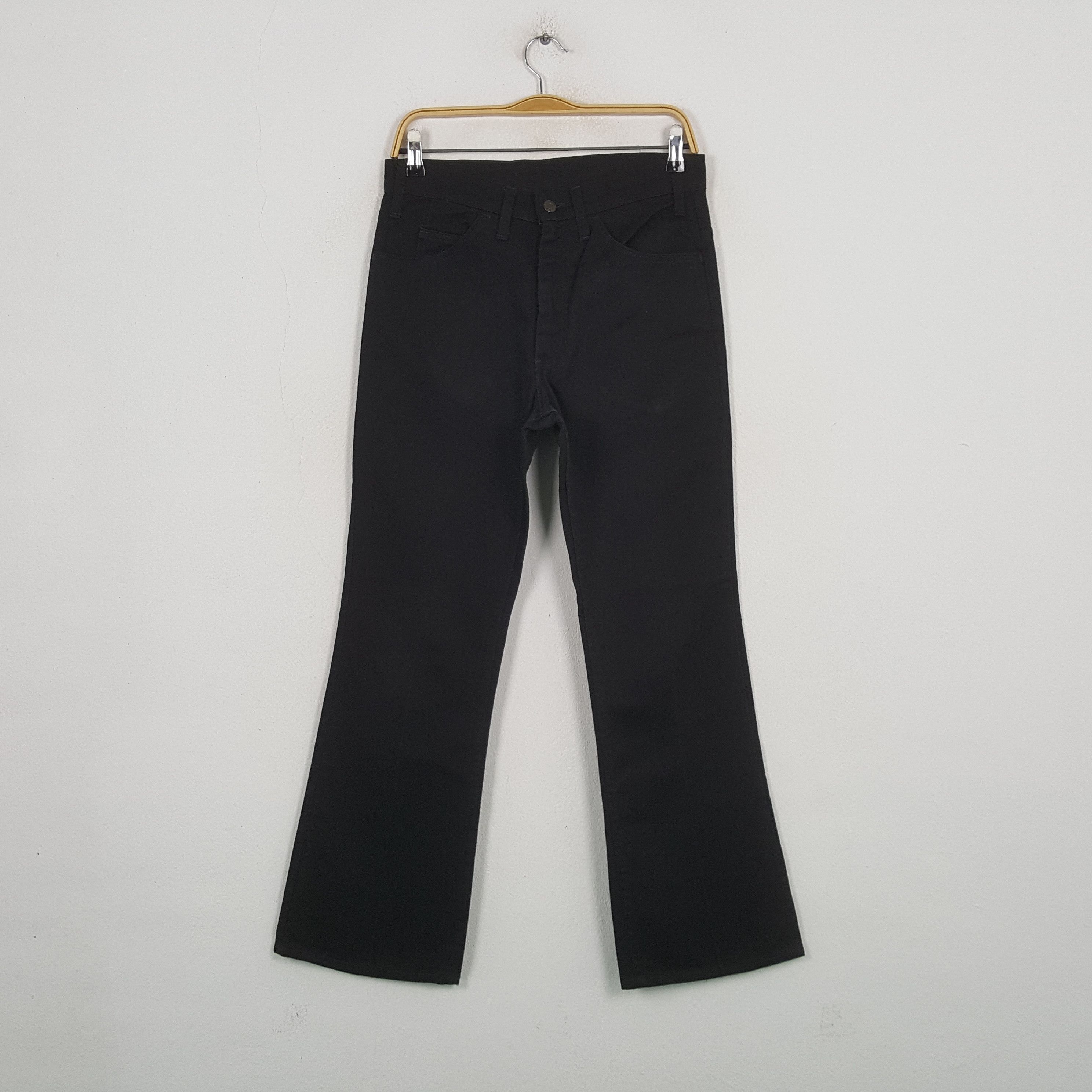 Levi's Vintage Levi's Sta Prest Bootcut Black Jeans RR15 Size US 30 / EU 46 - 1 Thumbnail