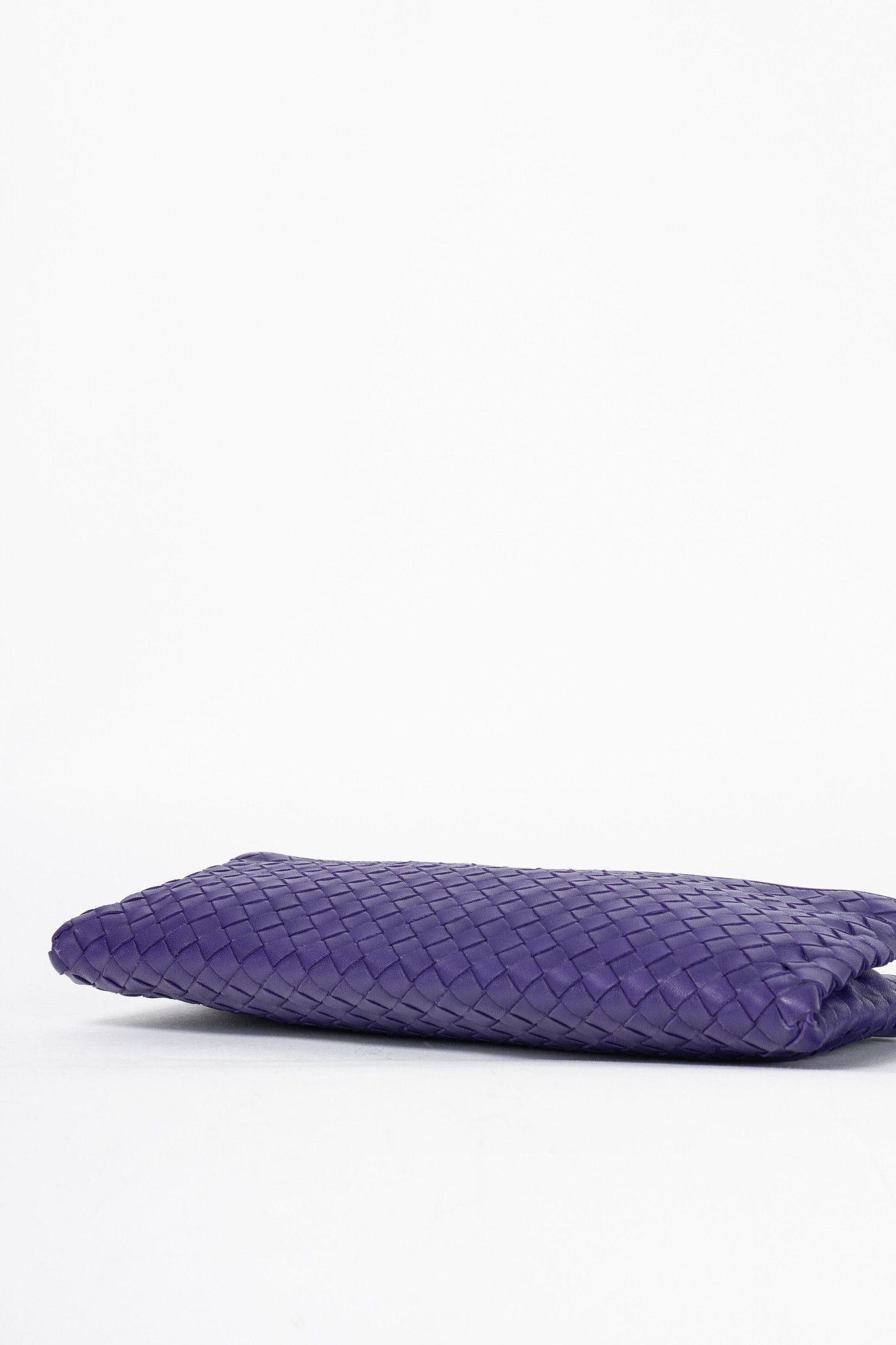 Bottega Veneta Bottega Veneta Purple Nappa Intrecciato Bifold Clutch Size ONE SIZE - 5 Thumbnail