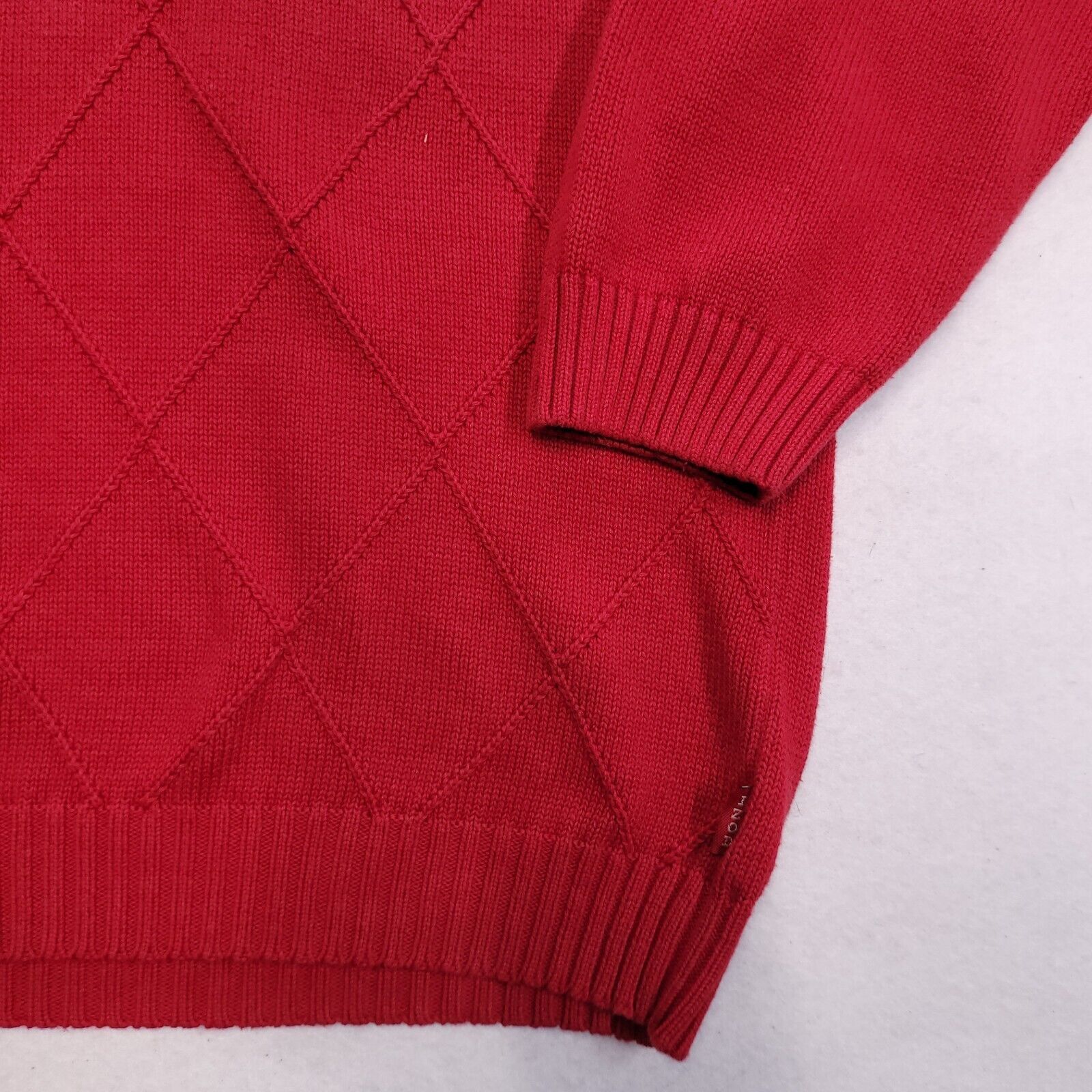Izod IZOD Pullover Casual Sweater Mens Size Extra Large XL Red Size US XL / EU 56 / 4 - 5 Thumbnail