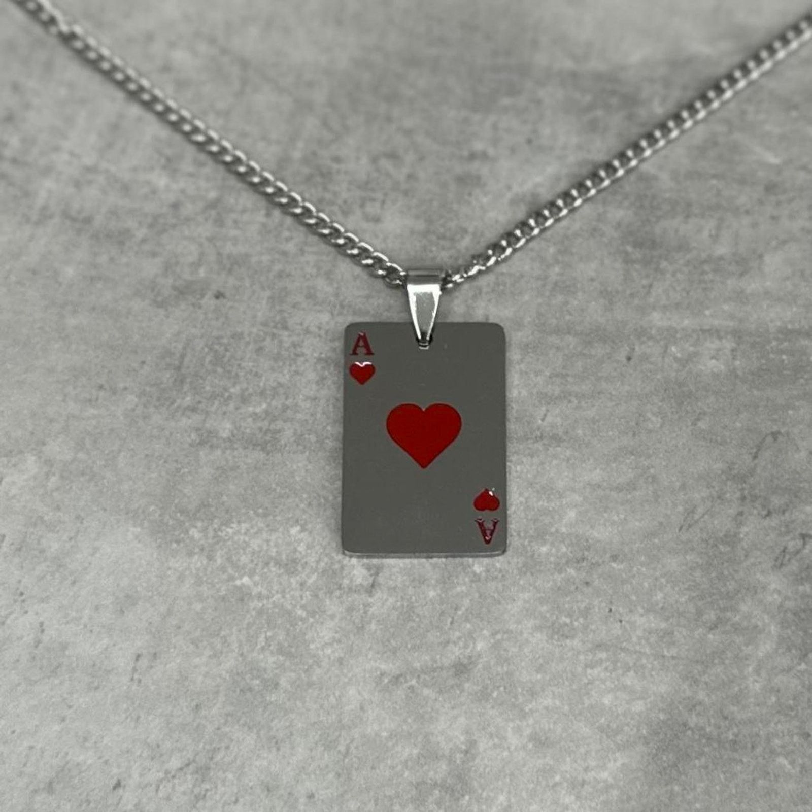 Other Y2k silver ace of hearts Size ONE SIZE - 1 Thumbnail