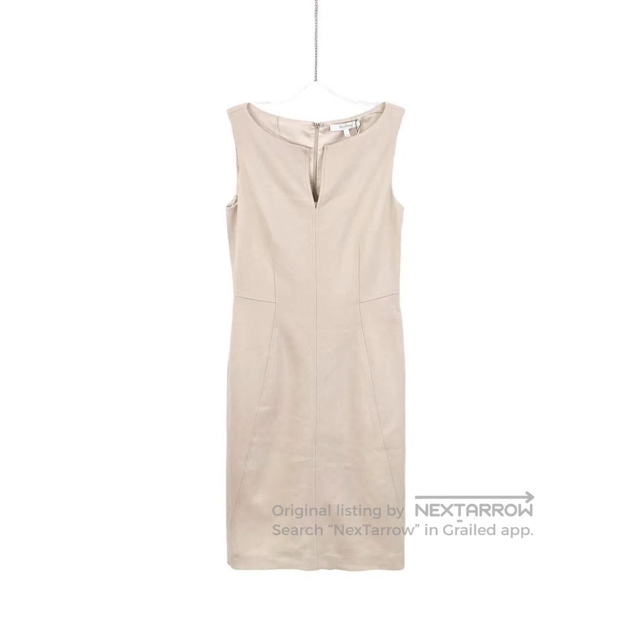 Max Mara Max Mara V-neck sleeveless dress| Size XS / US 0-2 / IT 36-38 - 1 Thumbnail