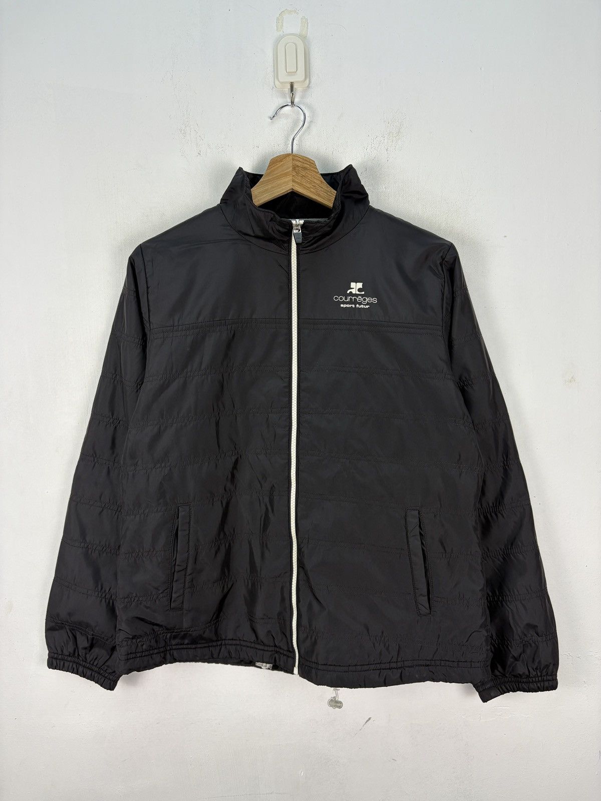 Courreges × Vintage Vintage Courreges Windbreaker Light Puffer Jacket Size US M / EU 48-50 / 2 - 1 Thumbnail