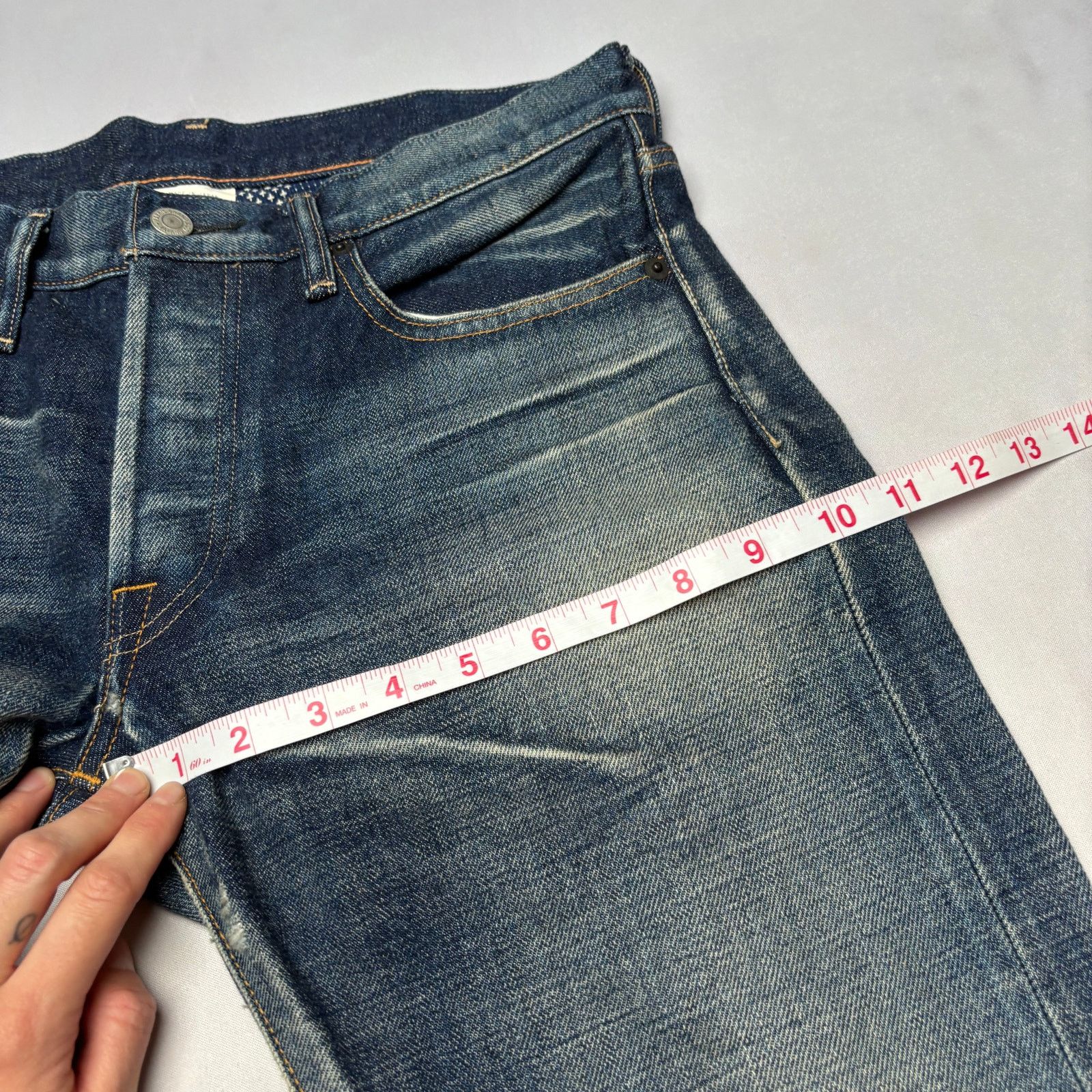 Fabric Brand & Co. Fabric Brand & Co Selvedge Denim Slim Fit Jeans Men's 30x33 Size US 30 / EU 46 - 11 Thumbnail